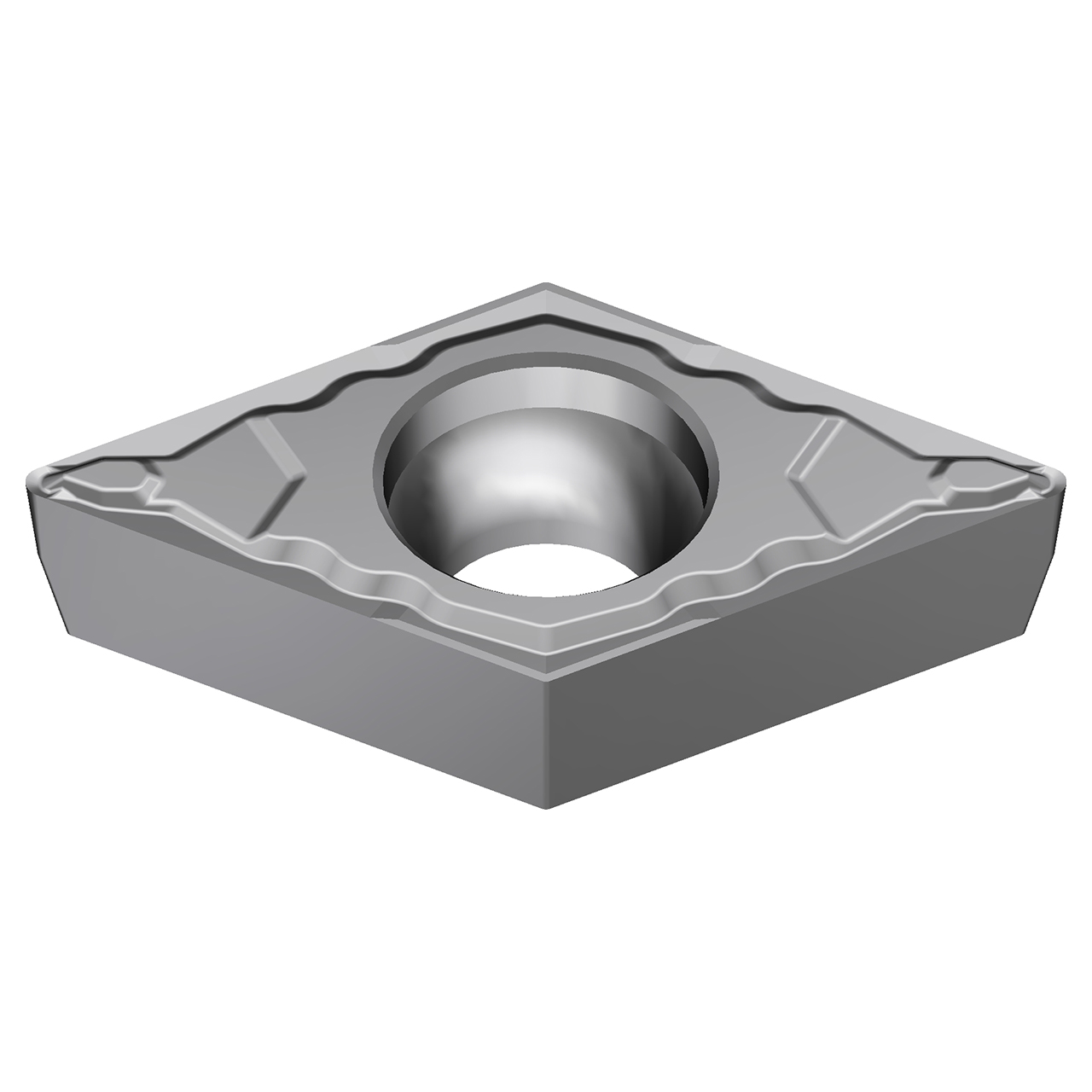 Sumitomo 19T4BUU | DCMT21.50.5ELU-AC8015P 0.2500" Circle Diameter x 2.80mm Hole Diameter x 0.0079" Radius Absotech Coated Carbide Turning Insert