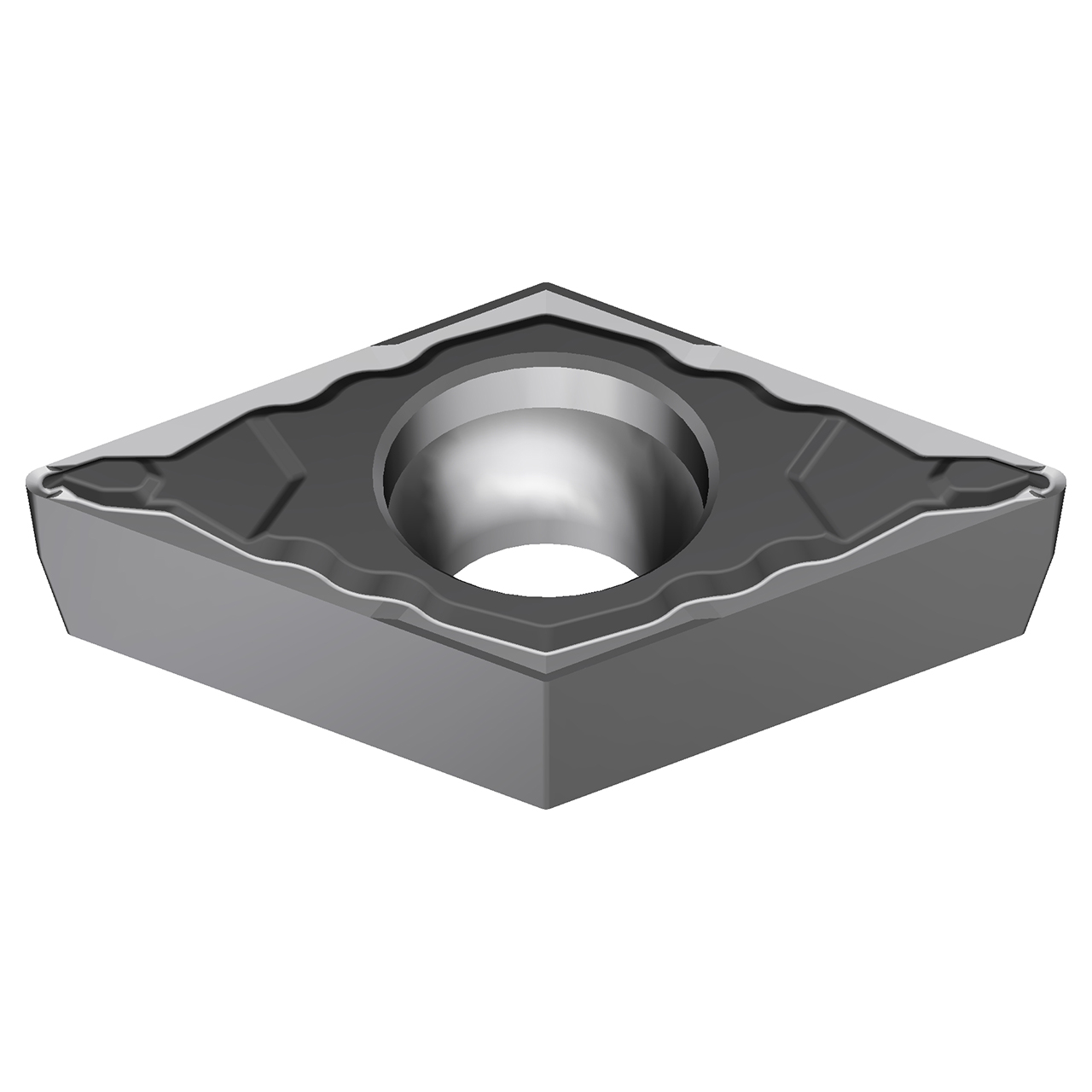 Sumitomo 19P7BUU | DCMT21.50.5ELU-AC8025P 0.2500" Circle Diameter x 2.80mm Hole Diameter x 0.0079" Radius Absotech Coated Carbide Turning Insert