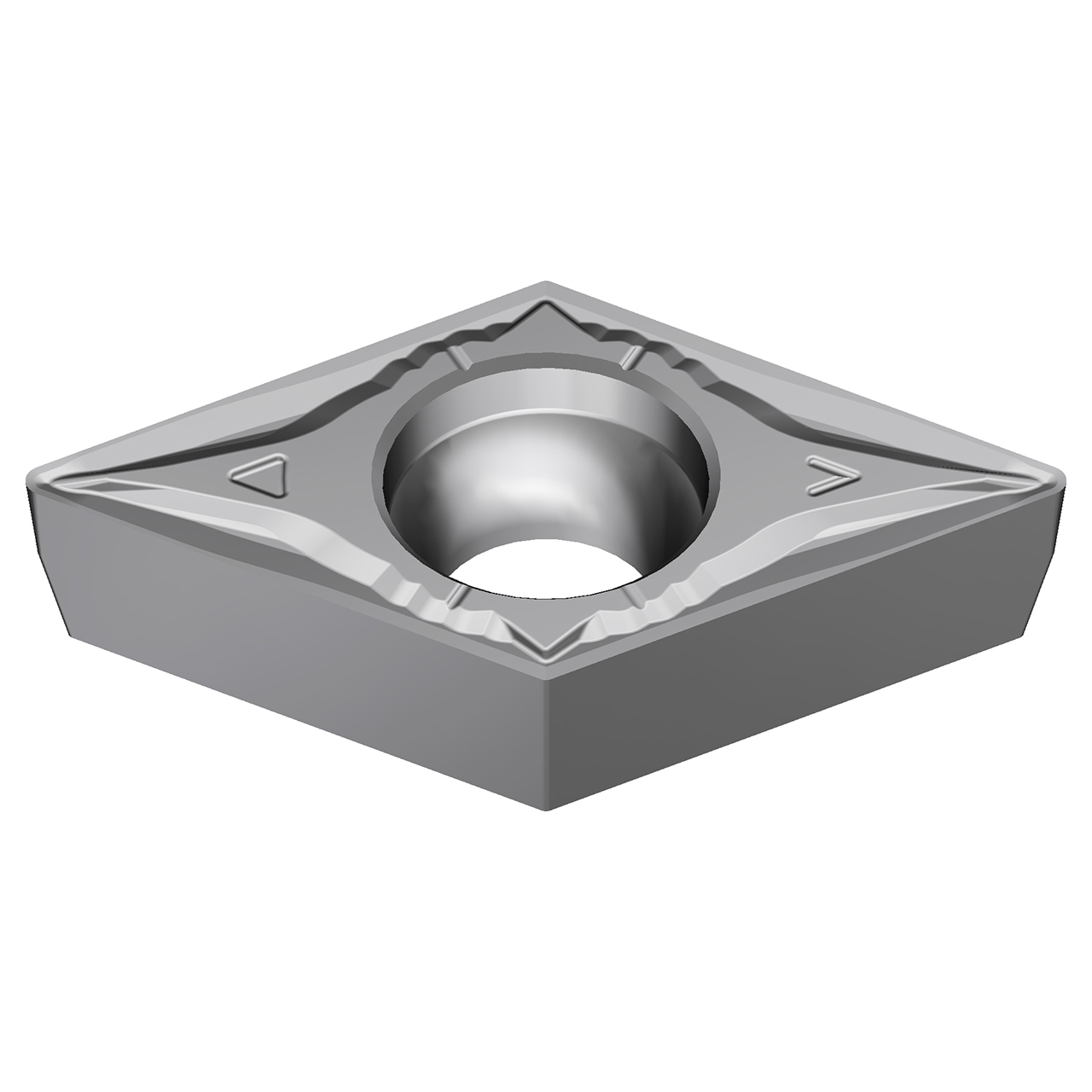 Sumitomo 19T3DCX | DCMT32.51EGU-AC8035P 0.3750" Circle Diameter x 4.40mm Hole Diameter x 0.0157" Radius Absotech Coated Carbide Turning Insert