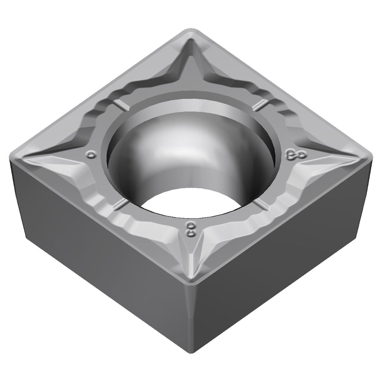 Sumitomo 19T3DDB | SCMT32.51EGU-AC8035P 0.3750" Circle Diameter x 4.40mm Hole Diameter x 0.0157" Radius Absotech Coated Carbide Turning Insert