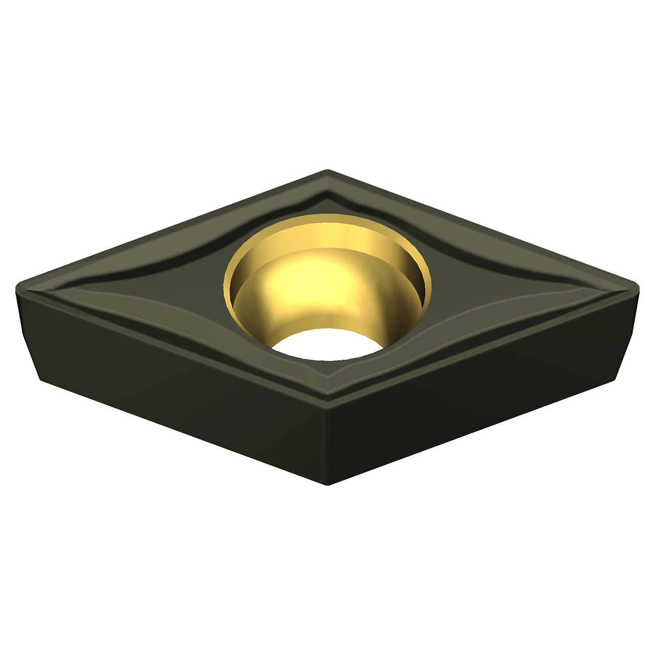 Sumitomo 19T1756 | DCMT32.51EMU-AC4010K 0.3750" Circle Diameter x 4.40mm Hole Diameter x 0.0157" Radius Absotech Coated Carbide Turning Insert