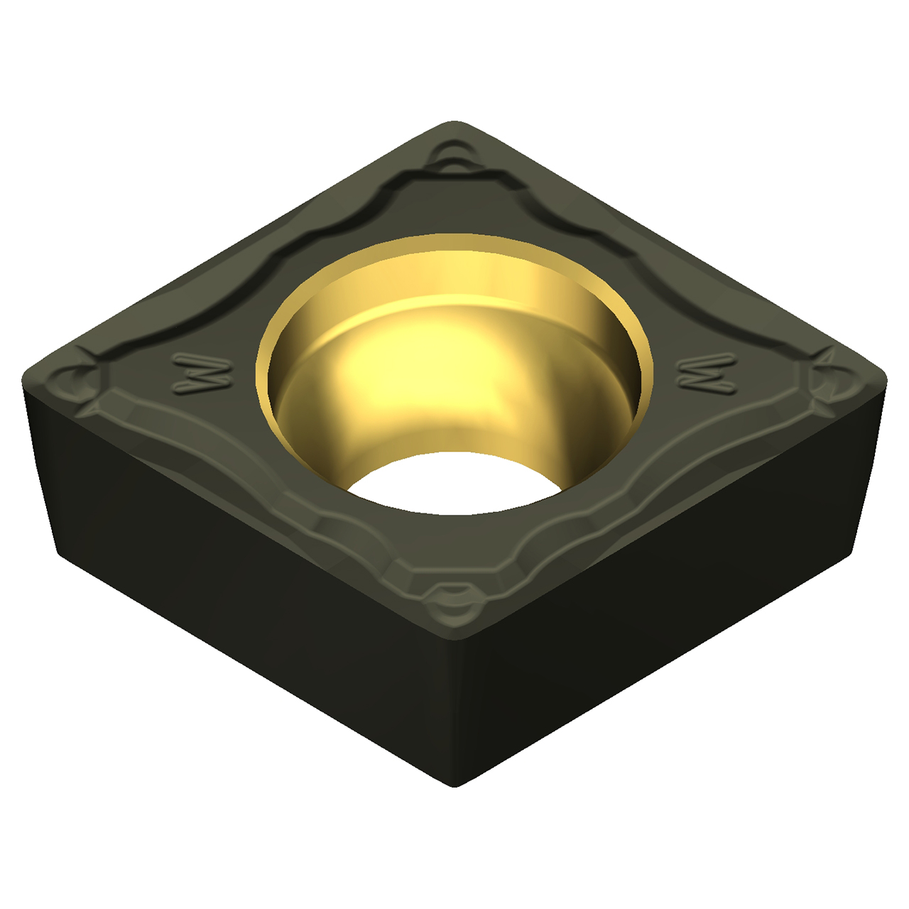 Sumitomo 19T2BVY | CCMT32.51ELUW-AC4015K 0.3750" Circle Diameter x 4.40mm Hole Diameter x 0.0157" Radius Absotech Coated Carbide Turning Insert