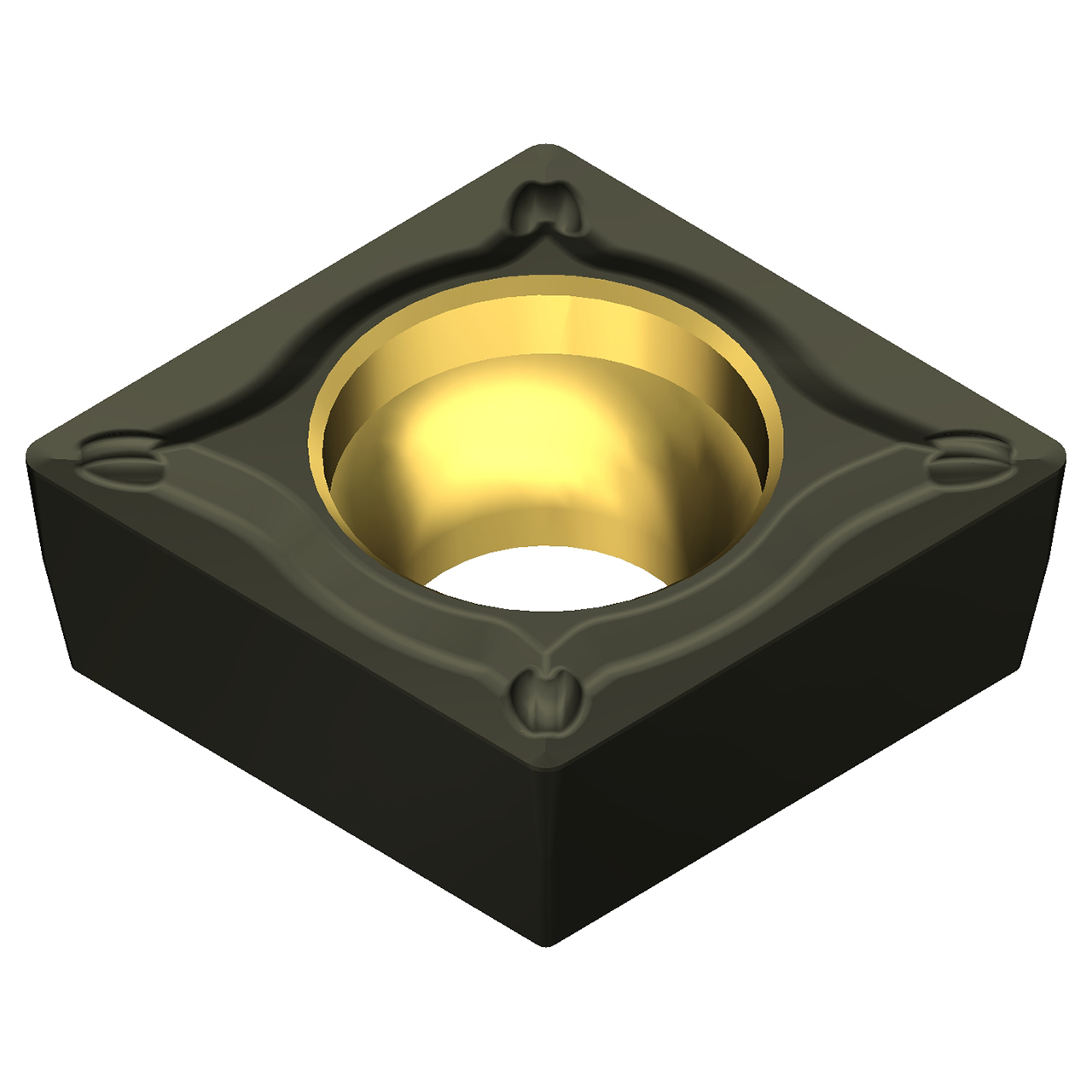 Sumitomo 19T2BPE | CCMT32.51ESU-AC4015K 0.3750" Circle Diameter x 4.40mm Hole Diameter x 0.0157" Radius Absotech Coated Carbide Turning Insert