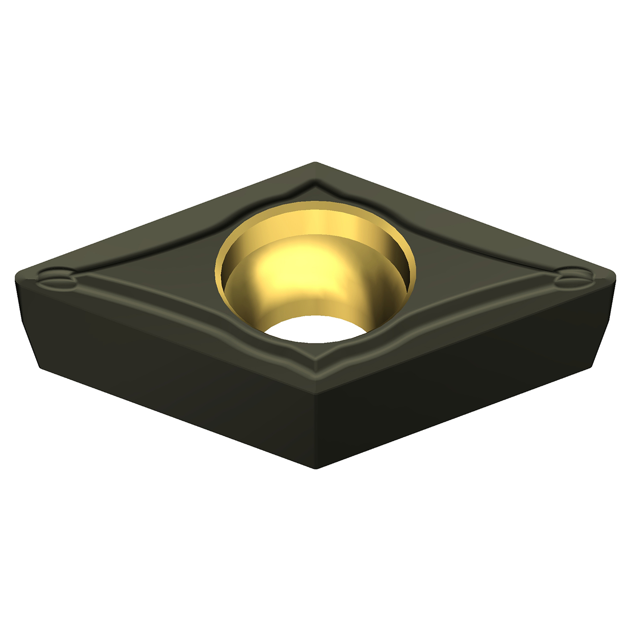 Sumitomo 19T2BPJ | DCMT21.52ESU-AC4015K 0.2500" Circle Diameter x 2.80mm Hole Diameter x 0.0315" Radius Absotech Coated Carbide Turning Insert