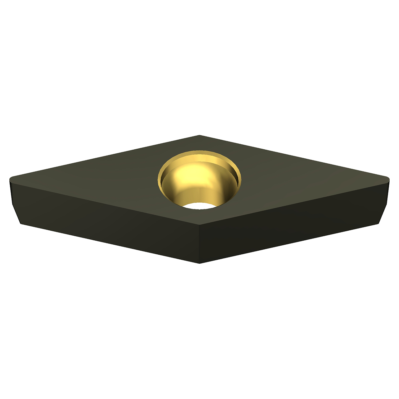 Sumitomo 19T2BQX | VBMA332-AC4015K 0.3750" Circle Diameter x 4.40mm Hole Diameter x 0.0315" Radius Absotech Coated Carbide Turning Insert