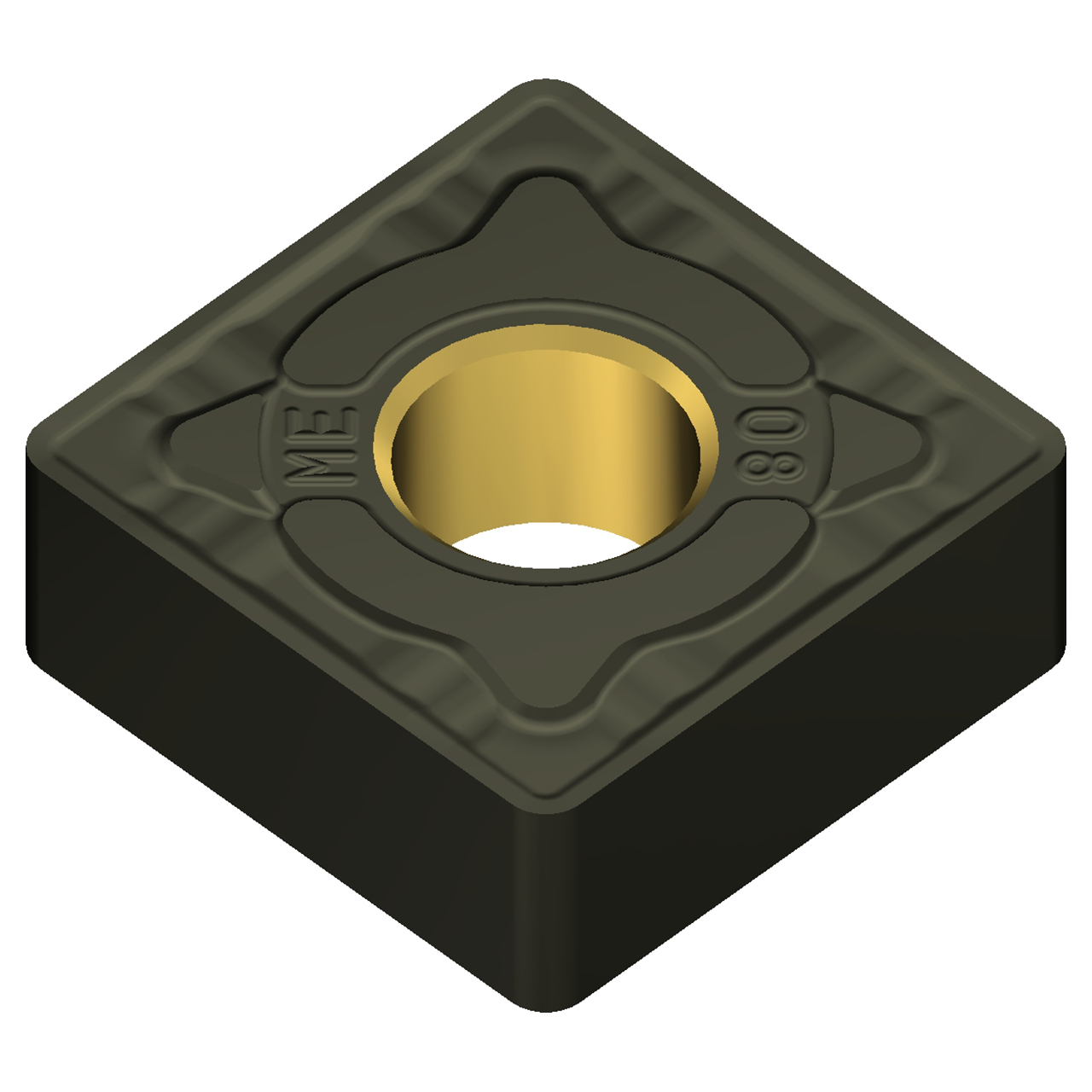 Sumitomo 19T2CEG | SNMG433EME-AC4015K 0.5000" Circle Diameter x 5.16mm Hole Diameter x 0.0472" Radius Absotech Coated Carbide Turning Insert