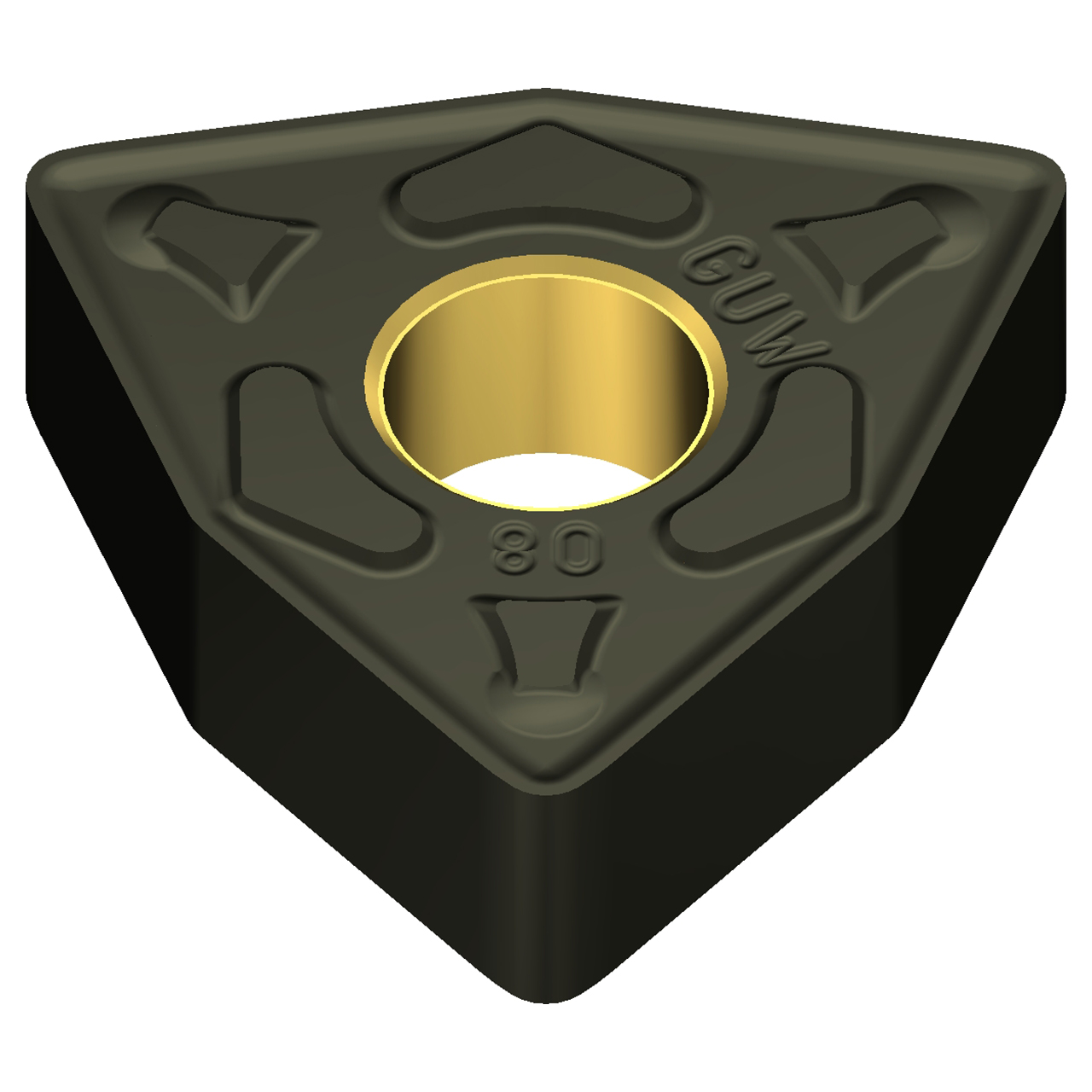 Sumitomo 19T1824 | WNMG432EGUW-AC4010K 0.5000" Circle Diameter x 5.16mm Hole Diameter x 0.0315" Radius Absotech Coated Carbide Turning Insert
