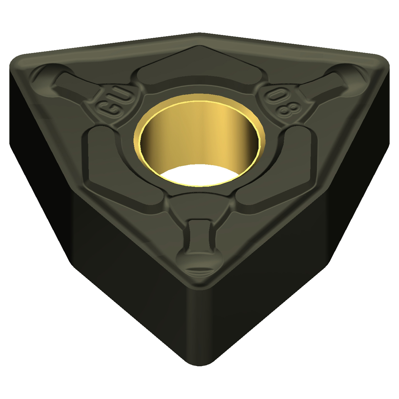 Sumitomo 19T2CRB | WNMG331EGU-AC4015K 0.3750" Circle Diameter x 3.81mm Hole Diameter x 0.0157" Radius Absotech Coated Carbide Turning Insert