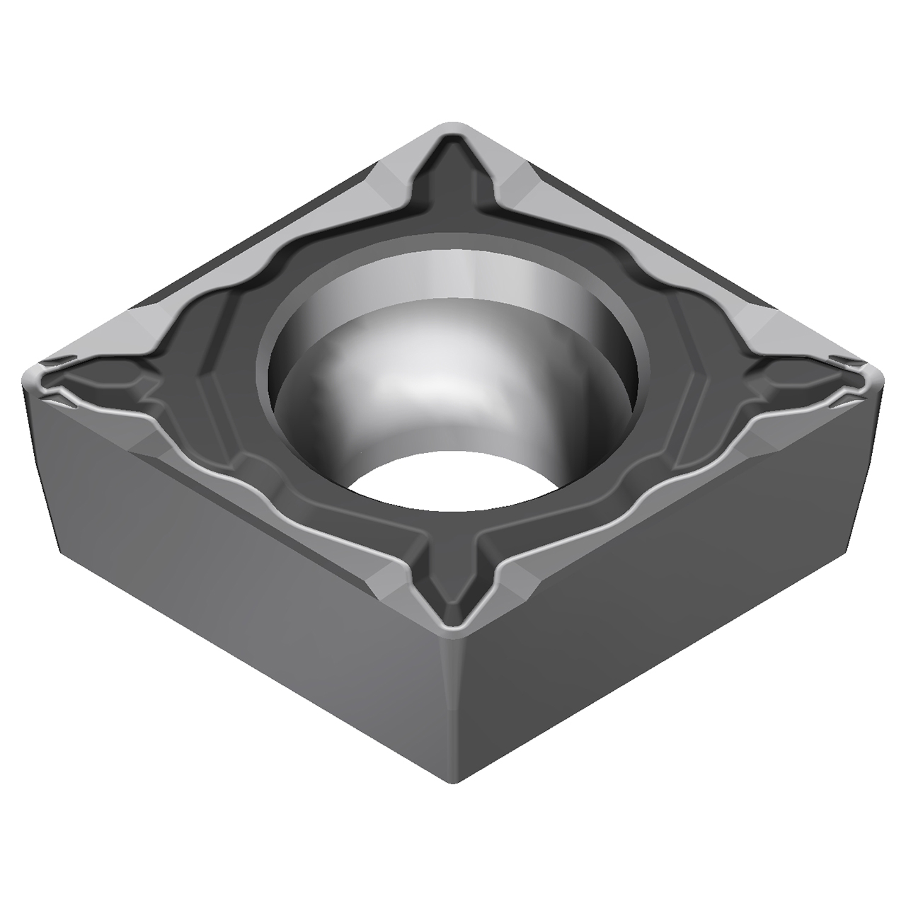 Sumitomo 196CBVP | CCMT32.51ELU-AC6030M 0.3750" Circle Diameter x 4.40mm Hole Diameter x 0.0157" Radius Absotech Coated Carbide Turning Insert