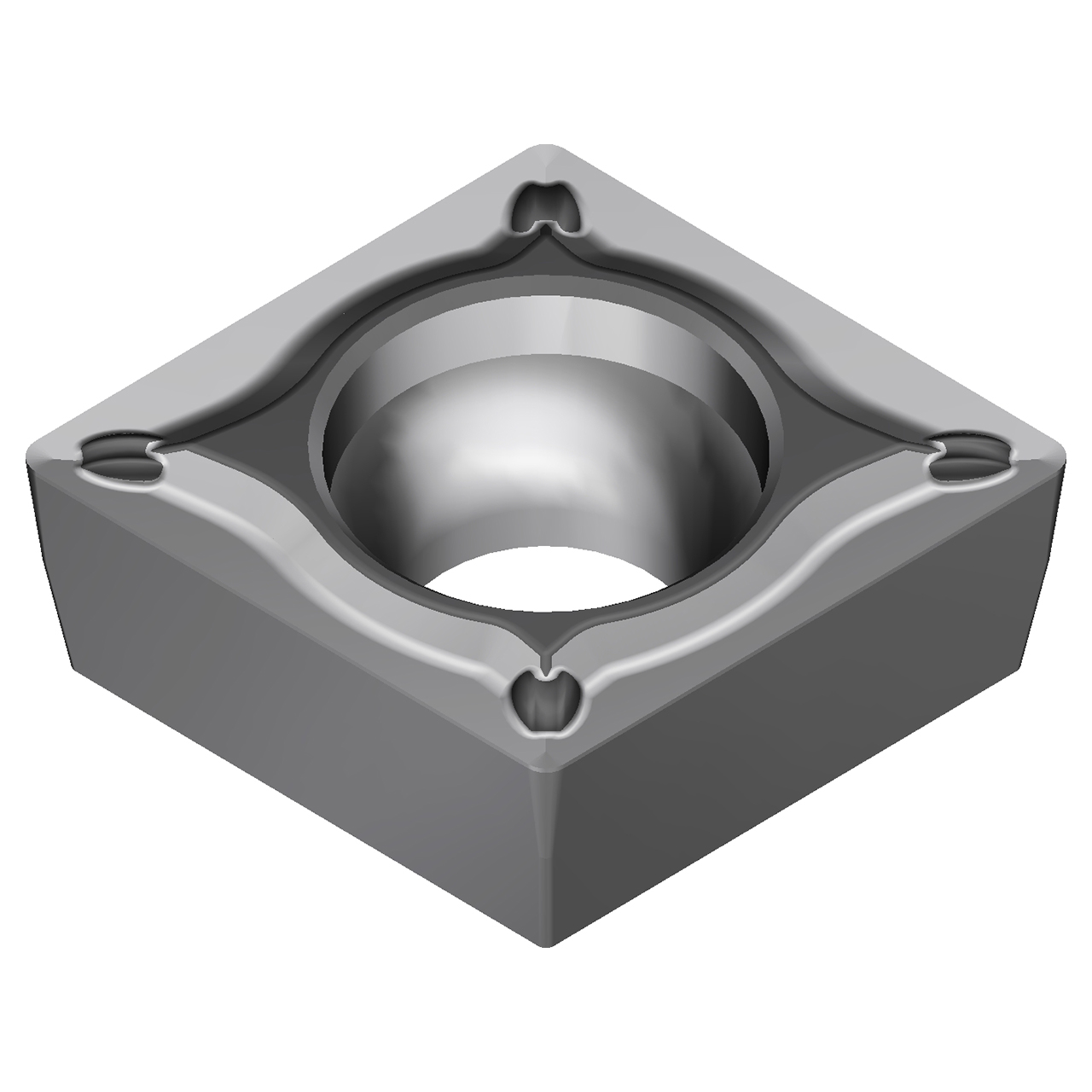 Sumitomo 196CBPE | CCMT32.51ESU-AC6030M 0.3750" Circle Diameter x 4.40mm Hole Diameter x 0.0157" Radius Absotech Coated Carbide Turning Insert