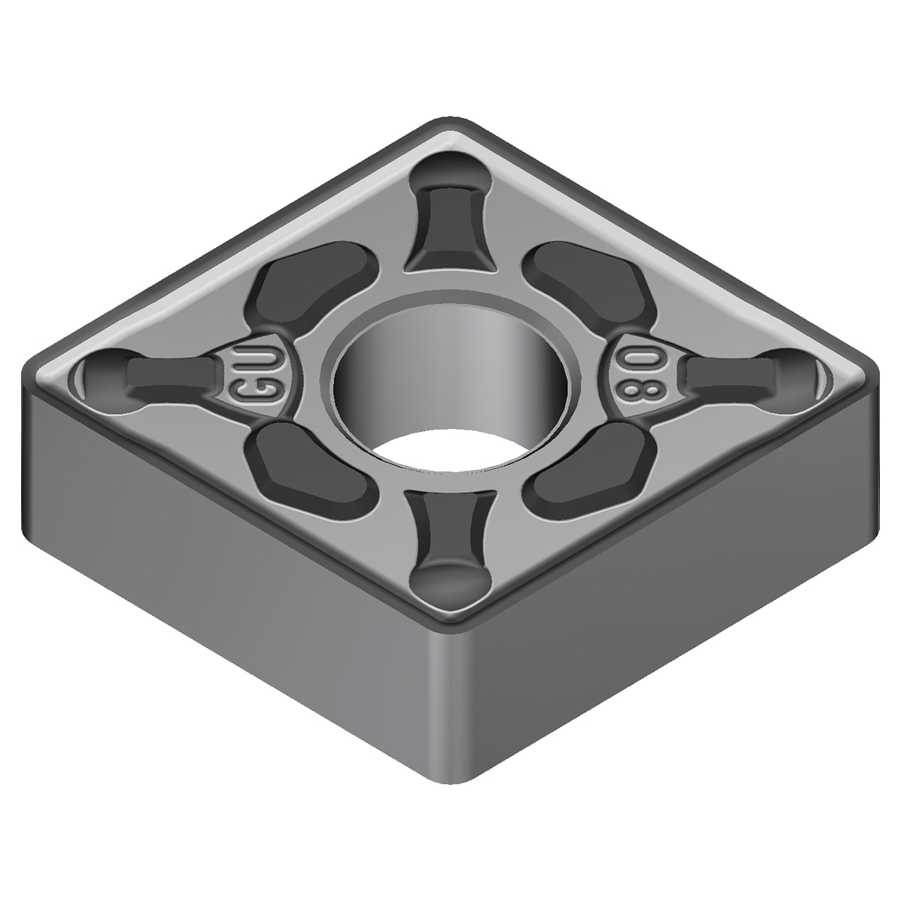 Sumitomo 196C334 | CNMG431EGU-AC6030M 0.5000" Circle Diameter x 5.16mm Hole Diameter x 0.0157" Radius Absotech Coated Carbide Turning Insert