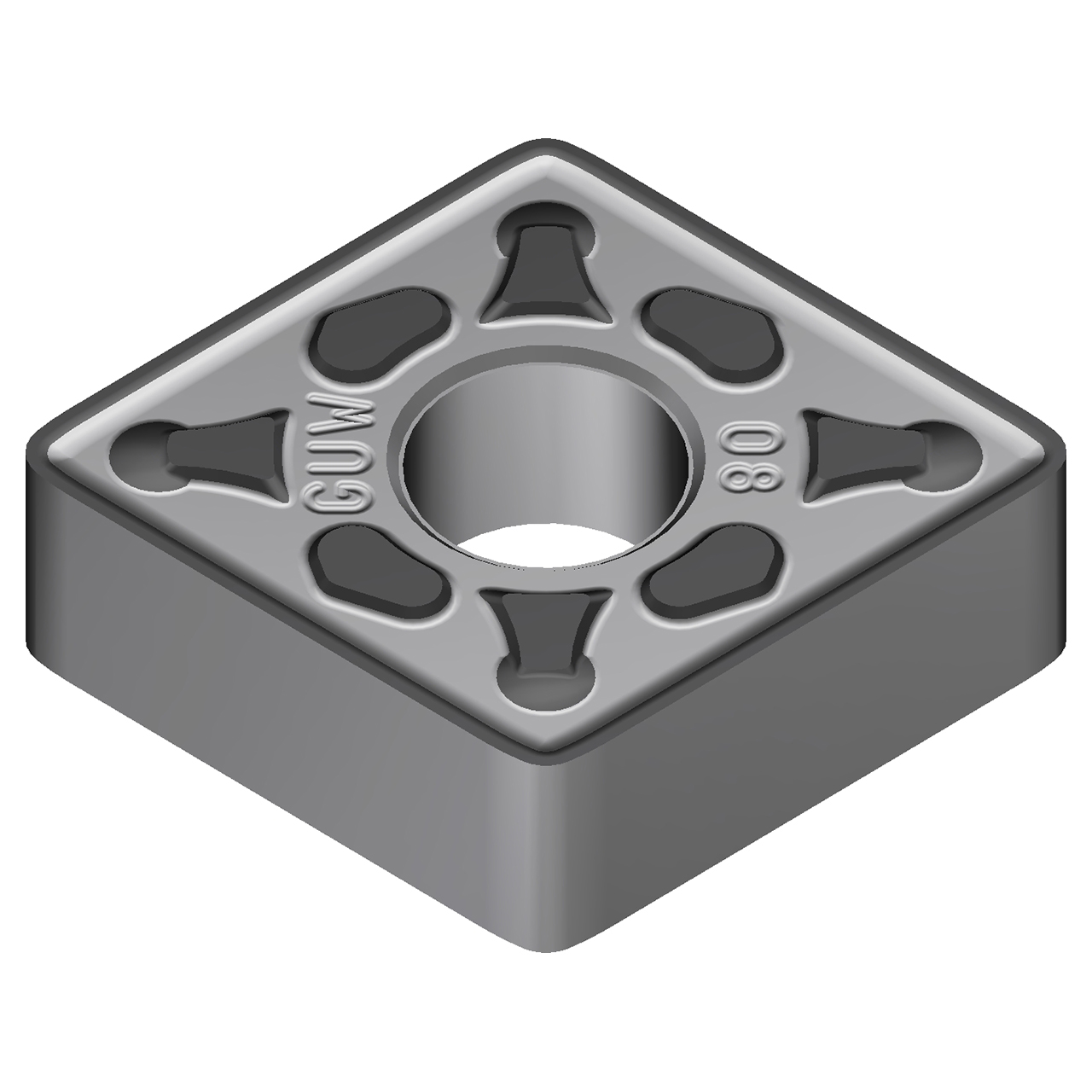 Sumitomo 196C812 | CNMG432EGUW-AC6030M 0.5000" Circle Diameter x 5.16mm Hole Diameter x 0.0315" Radius Absotech Coated Carbide Turning Insert