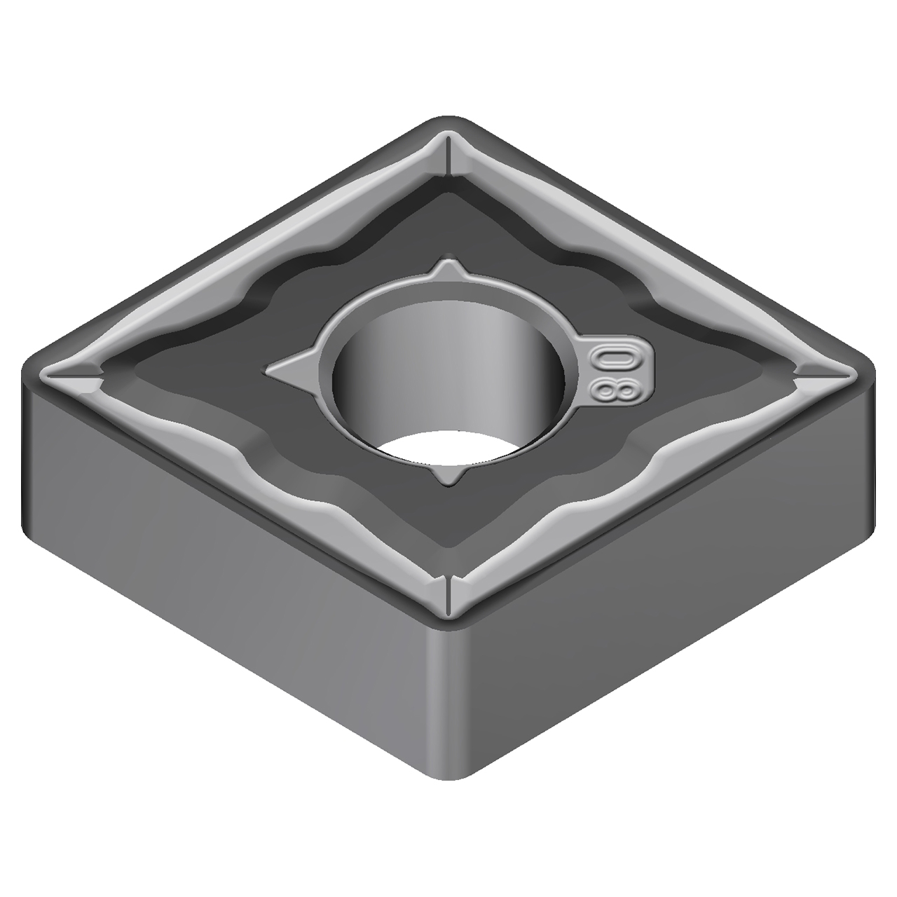 Sumitomo 196CCNG | CNMG643EEM-AC6030M 0.7500" Circle Diameter x 7.94mm Hole Diameter x 0.0472" Radius Absotech Coated Carbide Turning Insert