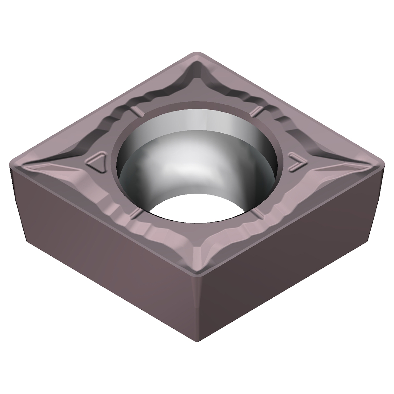 Sumitomo 196DDCM | CCMT32.51EGU-AC6040M 0.3750" Circle Diameter x 4.40mm Hole Diameter x 0.0157" Radius Absotech Coated Carbide Turning Insert