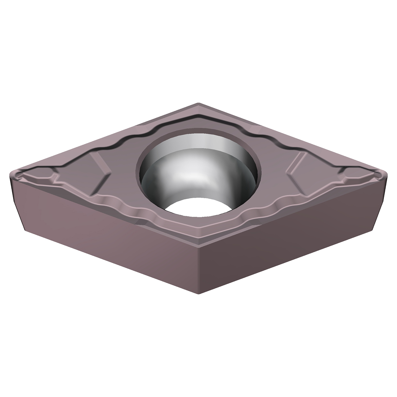 Sumitomo 196DBUX | DCMT32.52ELU-AC6040M 0.3750" Circle Diameter x 4.40mm Hole Diameter x 0.0315" Radius Absotech Coated Carbide Turning Insert