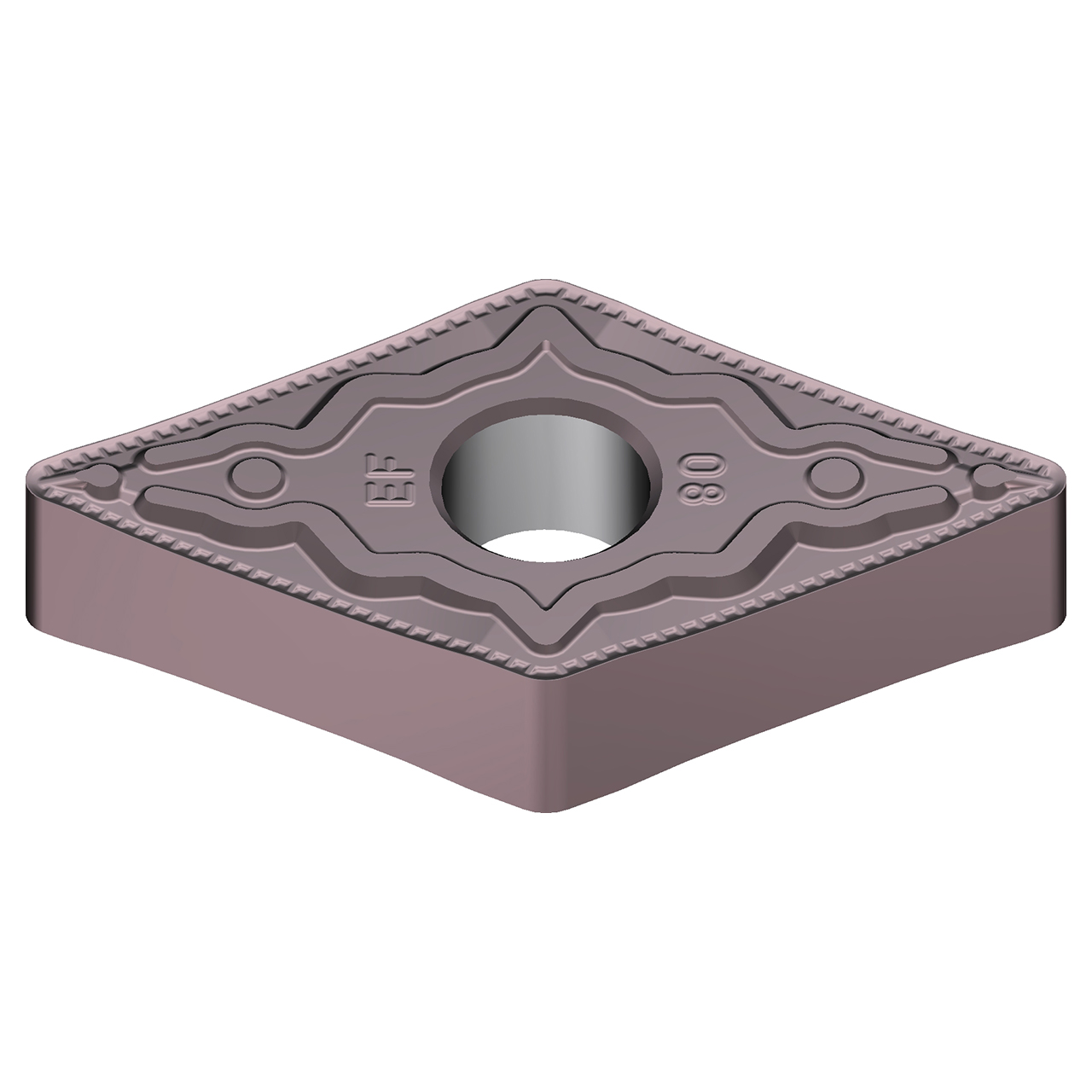 Sumitomo 196DCQH | DNMG333EEF-AC6040M 0.3750" Circle Diameter x 3.81mm Hole Diameter x 0.0472" Radius Absotech Coated Carbide Turning Insert