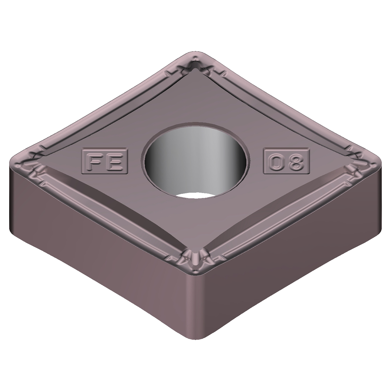 Sumitomo 196DCSY | CNMG430.5EFE-AC6040M 0.5000" Circle Diameter x 5.16mm Hole Diameter x 0.0079" Radius Absotech Coated Carbide Turning Insert