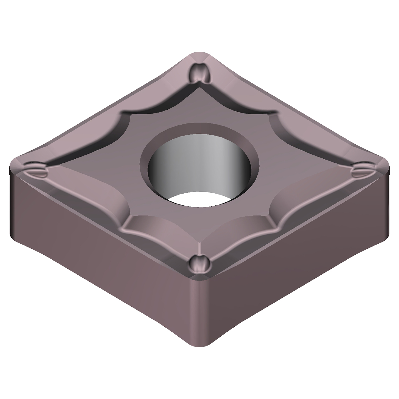 Sumitomo 196DANZ | CNMG431ESU-AC6040M 0.5000" Circle Diameter x 5.16mm Hole Diameter x 0.0157" Radius Absotech Coated Carbide Turning Insert