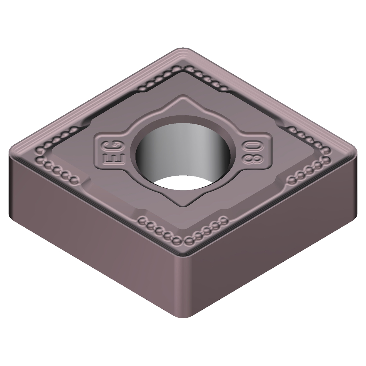 Sumitomo 196DCFY | CNMG432EEG-AC6040M 5.16mm Inscribed Circle x 12.90mm Width x 4.76mm Thickness x 0.80mm Radius x 80 Degree Corner Angle PVD Coated Carbide AC6000M Turning Insert