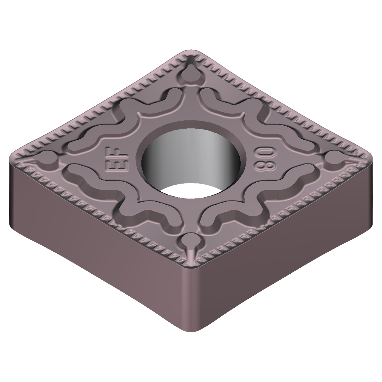 Sumitomo 196DCQL | CNMG433EEF-AC6040M 0.5000" Circle Diameter x 5.16mm Hole Diameter x 0.0472" Radius Absotech Coated Carbide Turning Insert