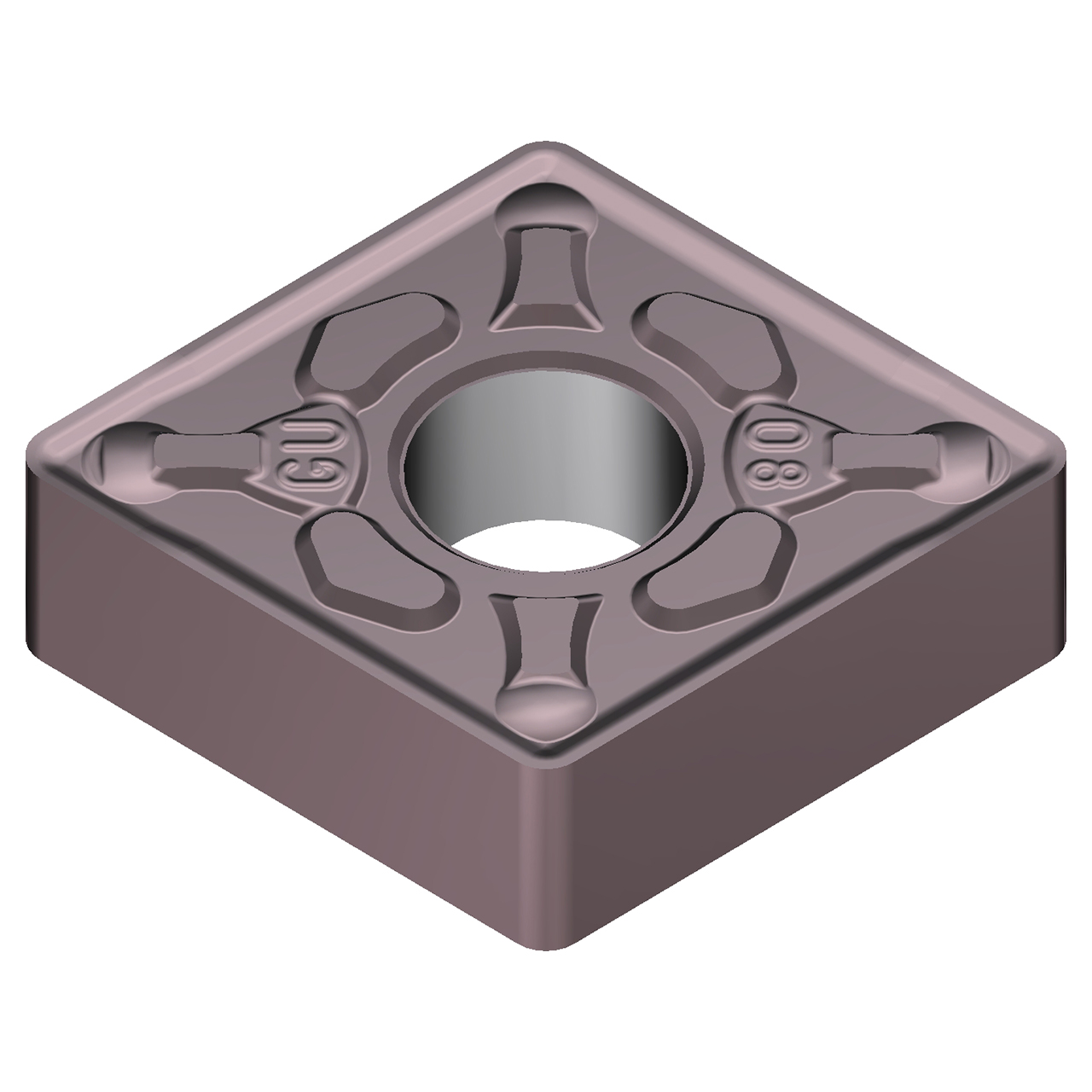 Sumitomo 196D336 | CNMG433EGU-AC6040M 0.5000" Circle Diameter x 5.16mm Hole Diameter x 0.0472" Radius Absotech Coated Carbide Turning Insert