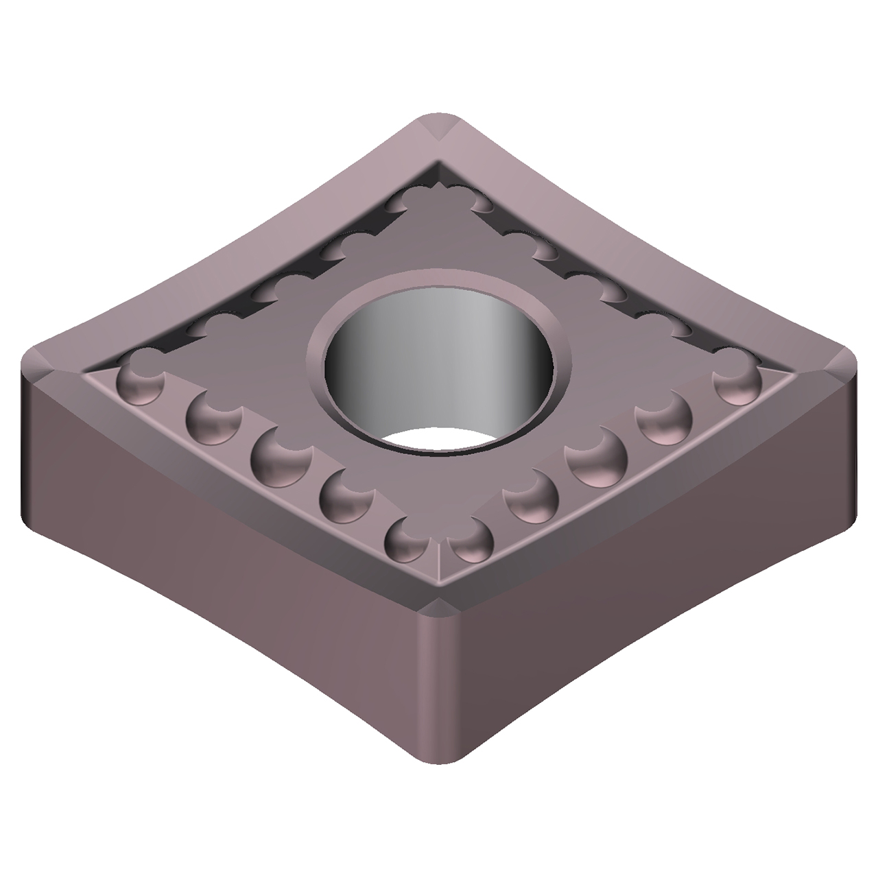Sumitomo 196D361 | CNMG433EUP-AC6040M 5.16mm Inscribed Circle x 12.90mm Width x 4.76mm Thickness x 1.20mm Radius x 80 Degree Corner Angle PVD Coated Carbide AC6000M Turning Insert