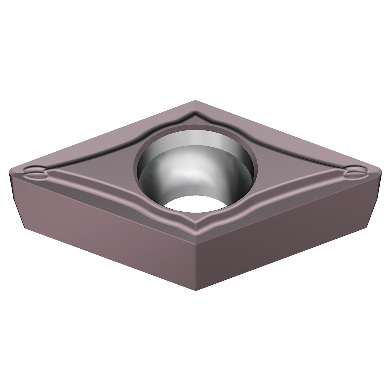 Sumitomo 196DBPG | DCMT21.50.5ESU-AC6040M 0.2500" Circle Diameter x 2.80mm Hole Diameter x 0.0079" Radius Absotech Coated Carbide Turning Insert