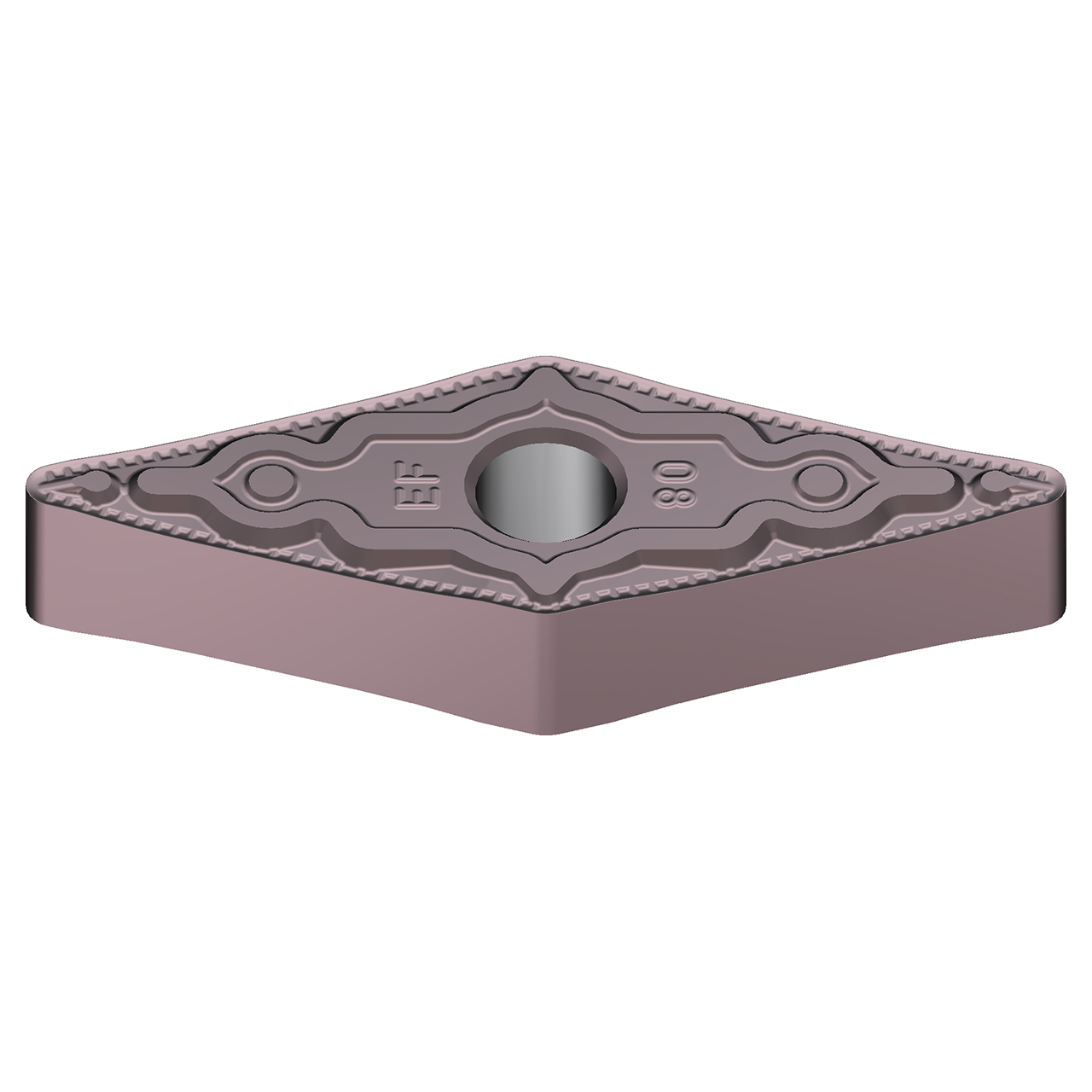 Sumitomo 196DCHU | VNMG330.5EEF-AC6040M 0.3750" Circle Diameter x 3.81mm Hole Diameter x 0.0079" Radius Absotech Coated Carbide Turning Insert