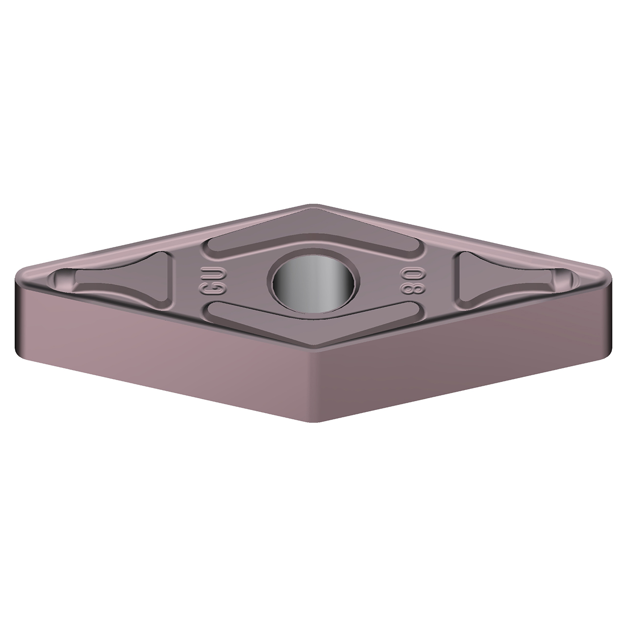 Sumitomo 196D180 | VNMG333EGU-AC6040M 0.3750" Circle Diameter x 3.81mm Hole Diameter x 0.0472" Radius Absotech Coated Carbide Turning Insert