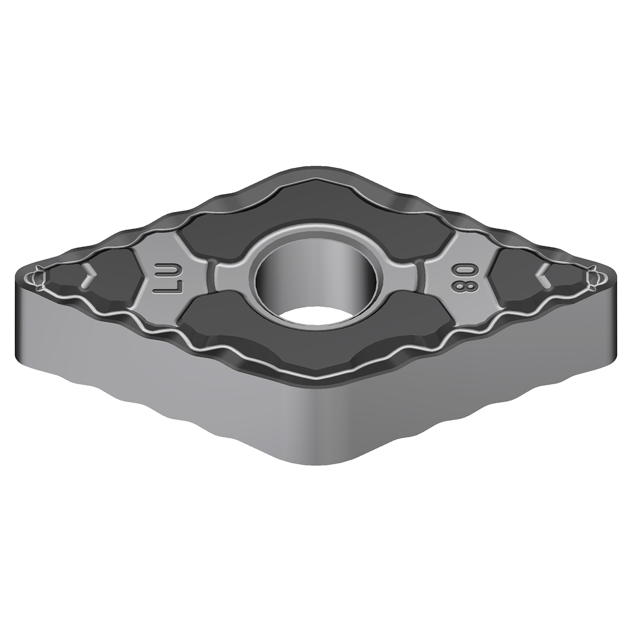 Sumitomo 196CBTV | DNMG433ELU-AC6030M 0.5000" Circle Diameter x 5.16mm Hole Diameter x 0.0472" Radius Absotech Coated Carbide Turning Insert