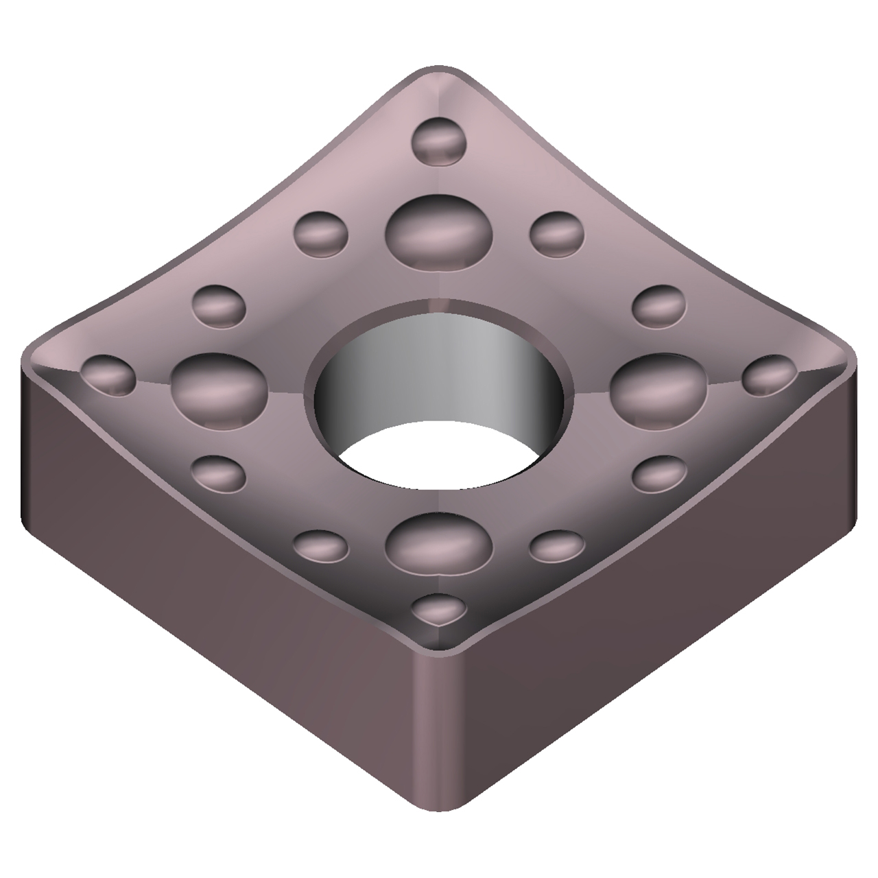 Sumitomo 196D419 | SNMM644ENP-AC6040M 0.7500" Circle Diameter x 7.94mm Hole Diameter x 0.0630" Radius Absotech Coated Carbide Turning Insert