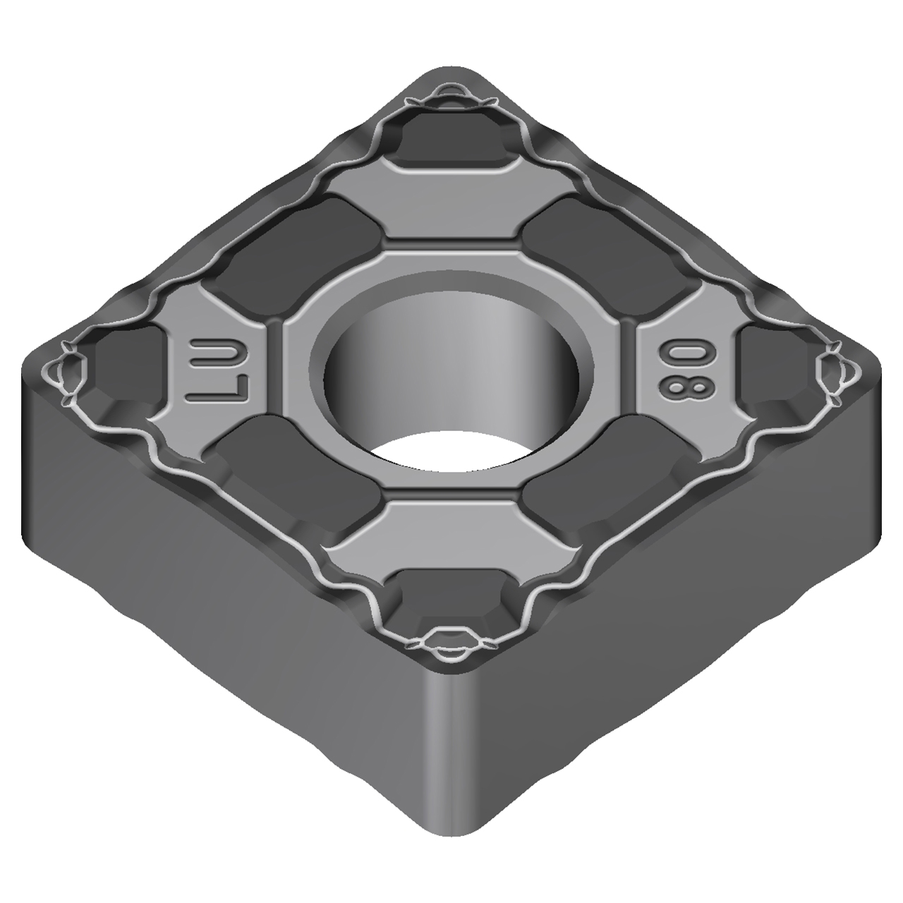 Sumitomo 196CBUG | SNMG433ELU-AC6030M 5.16mm Inscribed Circle x 12.70mm Width x 4.76mm Thickness x 1.20mm Radius x 90 Degree Corner Angle CVD Coated Carbide AC6000M Turning Insert