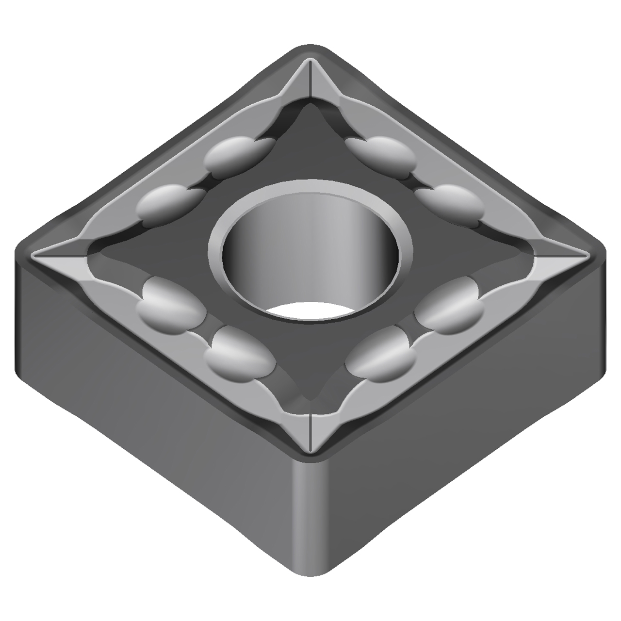 Sumitomo 196CAFH | SNMG433EMU-AC6030M 0.5000" Circle Diameter x 5.16mm Hole Diameter x 0.0472" Radius Absotech Coated Carbide Turning Insert