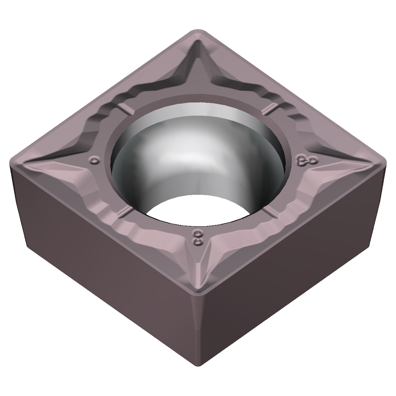Sumitomo 196DDDB | SCMT32.51EGU-AC6040M 0.3750" Circle Diameter x 4.40mm Hole Diameter x 0.0157" Radius Absotech Coated Carbide Turning Insert