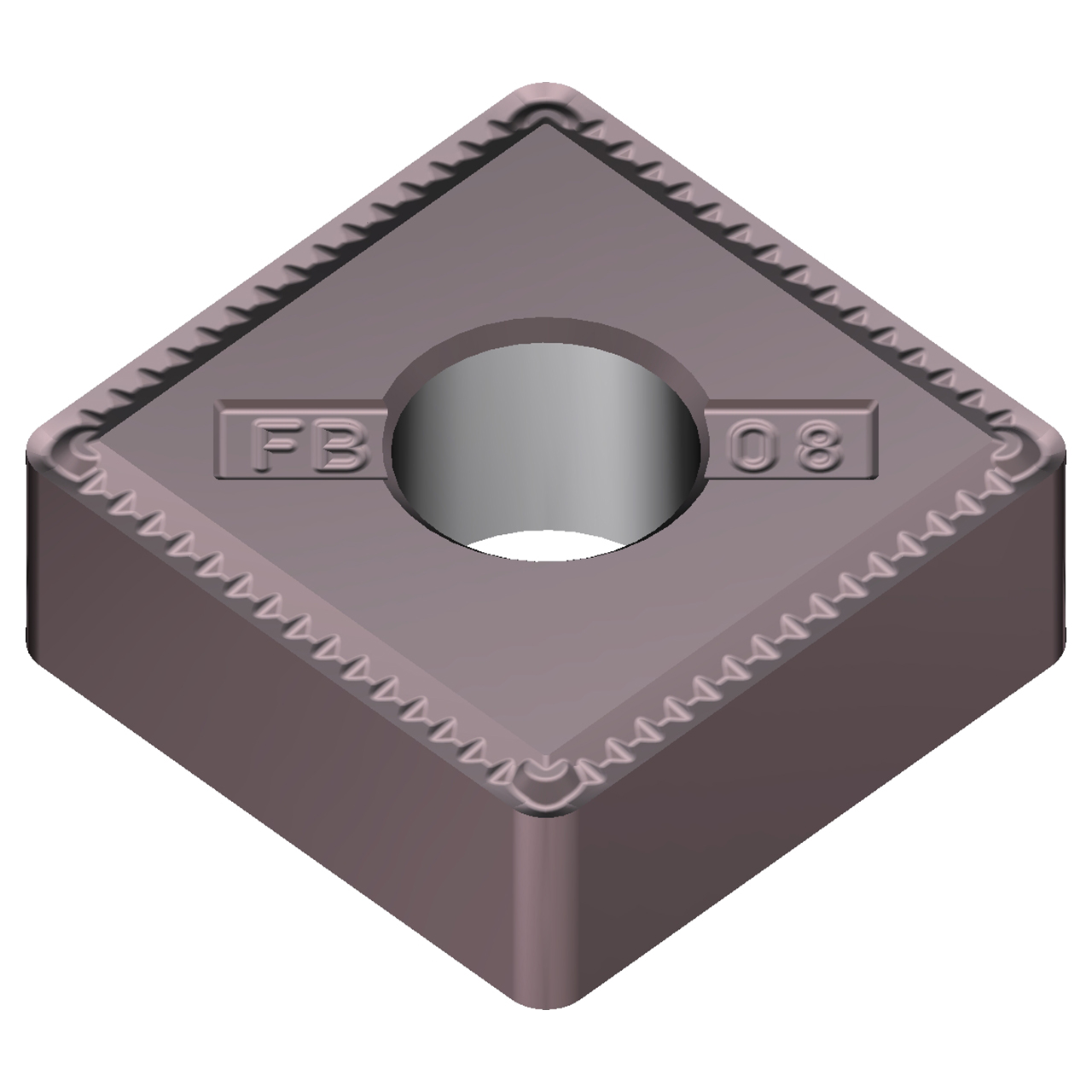 Sumitomo 196DCWA | SNMG431EFB-AC6040M 0.5000" Circle Diameter x 5.16mm Hole Diameter x 0.0157" Radius Absotech Coated Carbide Turning Insert