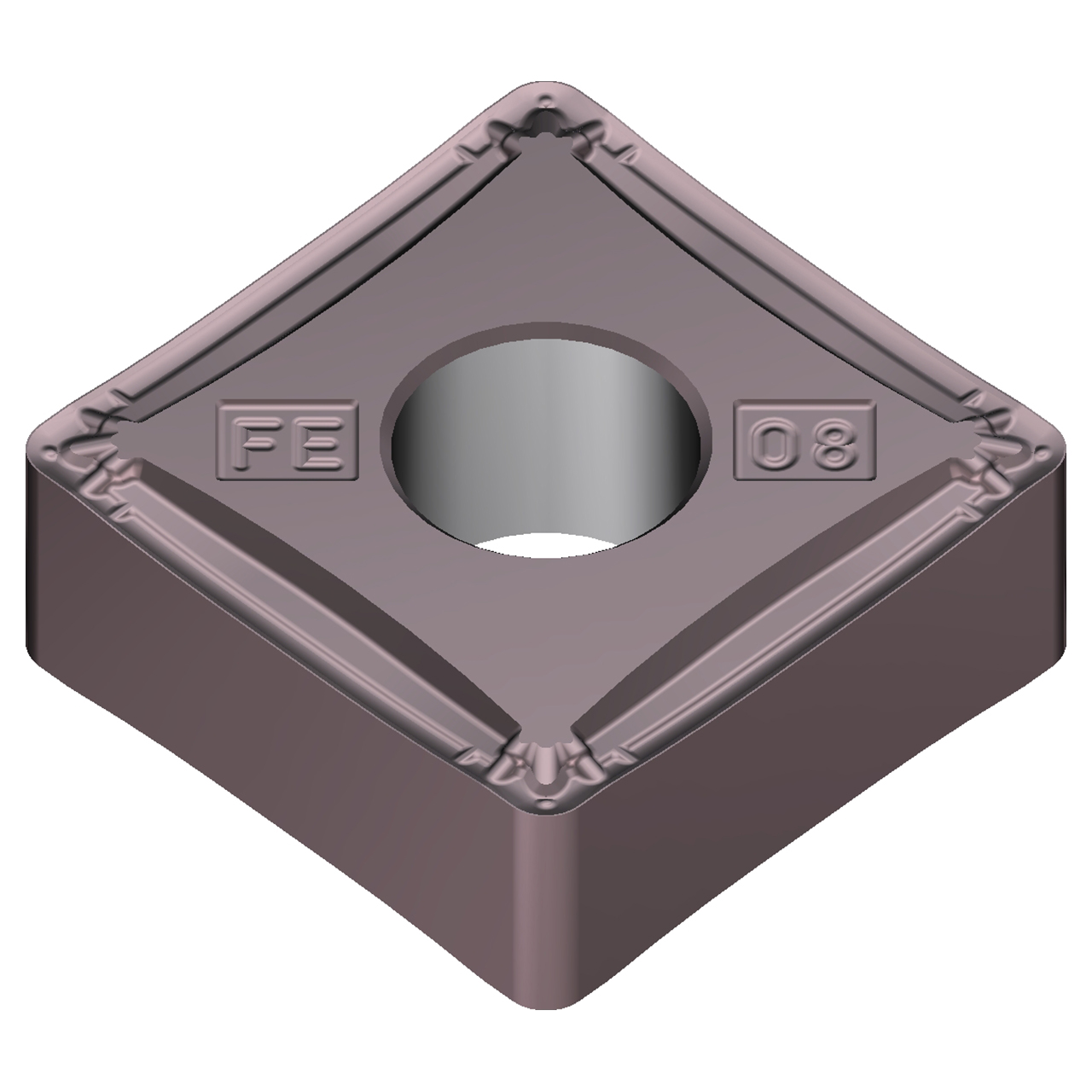 Sumitomo 196DCTQ | SNMG431EFE-AC6040M 0.5000" Circle Diameter x 5.16mm Hole Diameter x 0.0157" Radius Absotech Coated Carbide Turning Insert