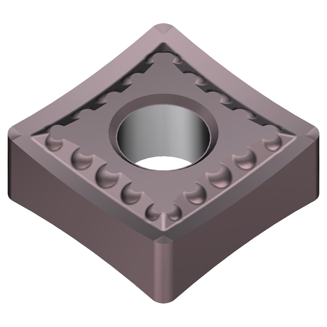 Sumitomo 196D354 | SNMG431EUP-AC6040M 0.5000" Circle Diameter x 5.16mm Hole Diameter x 0.0157" Radius Absotech Coated Carbide Turning Insert