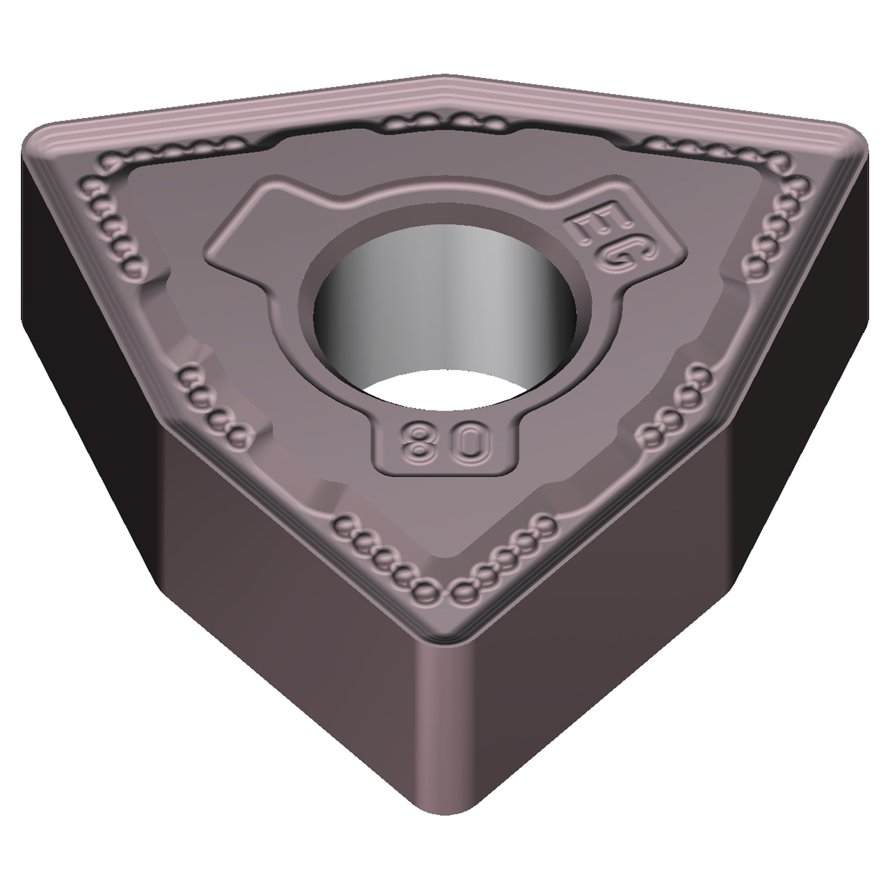 Sumitomo 196DCPX | WNMG333EEG-AC6040M 0.3750" Circle Diameter x 3.81mm Hole Diameter x 0.0472" Radius Absotech Coated Carbide Turning Insert