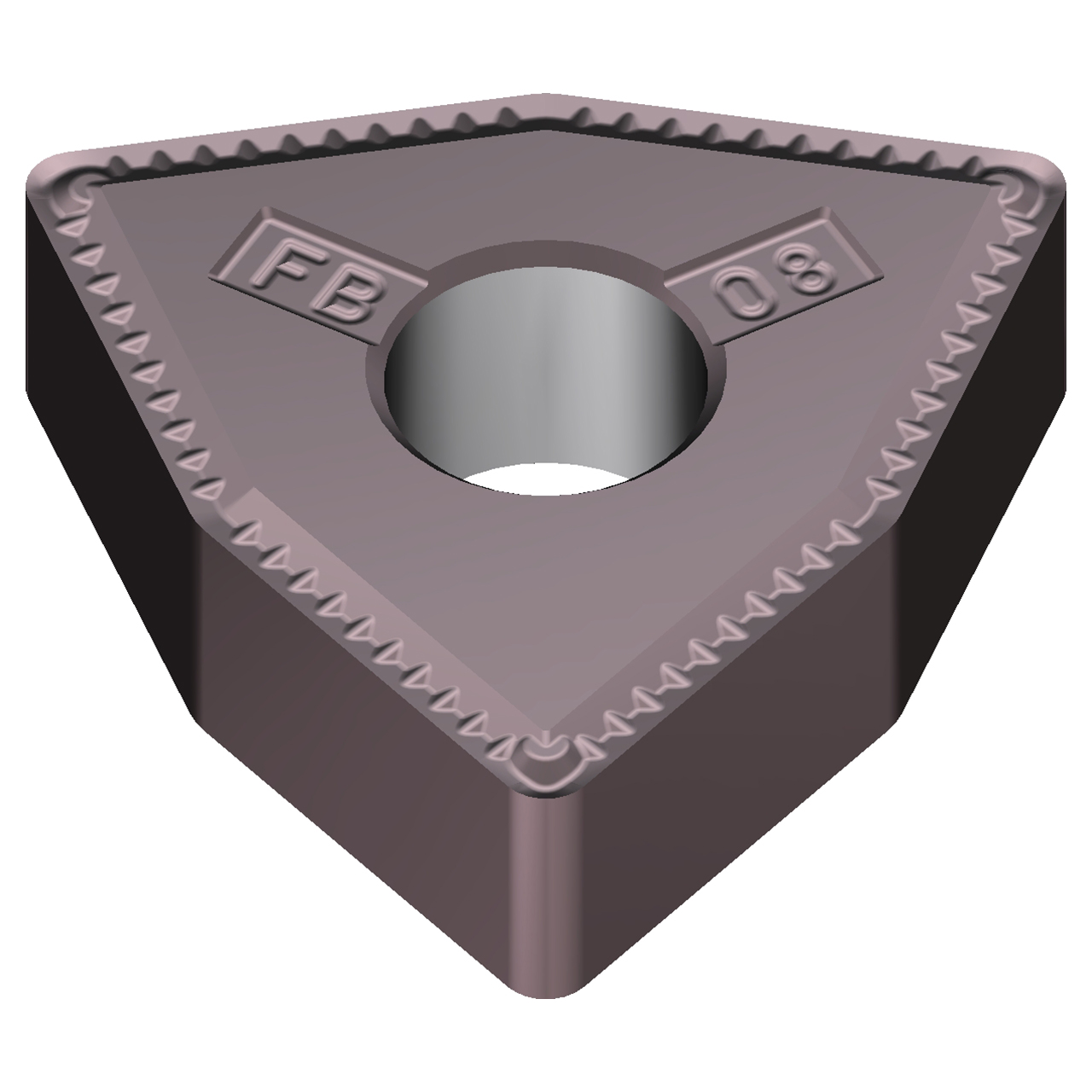 Sumitomo 196DCVJ | WNMG430.5EFB-AC6040M 0.5000" Circle Diameter x 5.16mm Hole Diameter x 0.0079" Radius Absotech Coated Carbide Turning Insert