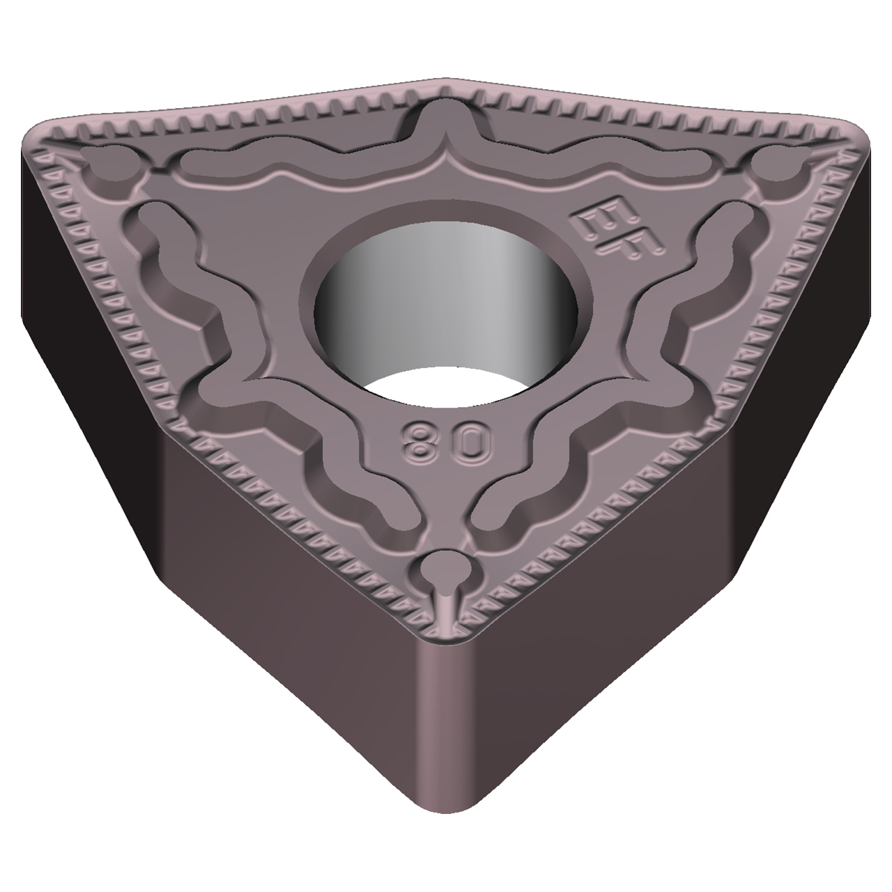 Sumitomo 196DCGY | WNMG431EEF-AC6040M 0.5000" Circle Diameter x 5.16mm Hole Diameter x 0.0157" Radius Absotech Coated Carbide Turning Insert