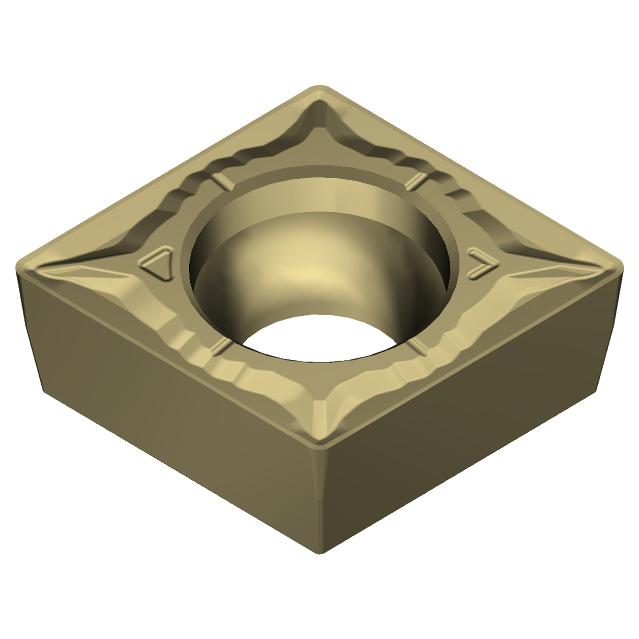 Sumitomo 19W1DCJ | CCMT21.51EGU-AC8020P 0.2500" Circle Diameter x 2.80mm Hole Diameter x 0.0157" Radius Absotech Coated Carbide Turning Insert