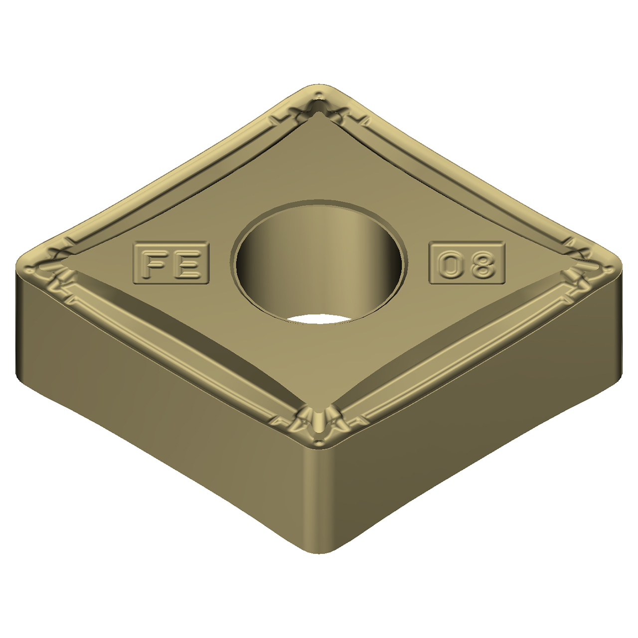 Sumitomo 19W1CSY | CNMG430.5EFE-AC8020P 0.5000" Circle Diameter x 5.16mm Hole Diameter x 0.0079" Radius Absotech Coated Carbide Turning Insert