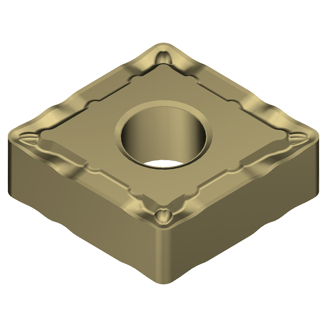 Sumitomo 19W1BER | CNMG431ESX-AC8020P 0.5000" Circle Diameter x 5.16mm Hole Diameter x 0.0157" Radius Absotech Coated Carbide Turning Insert
