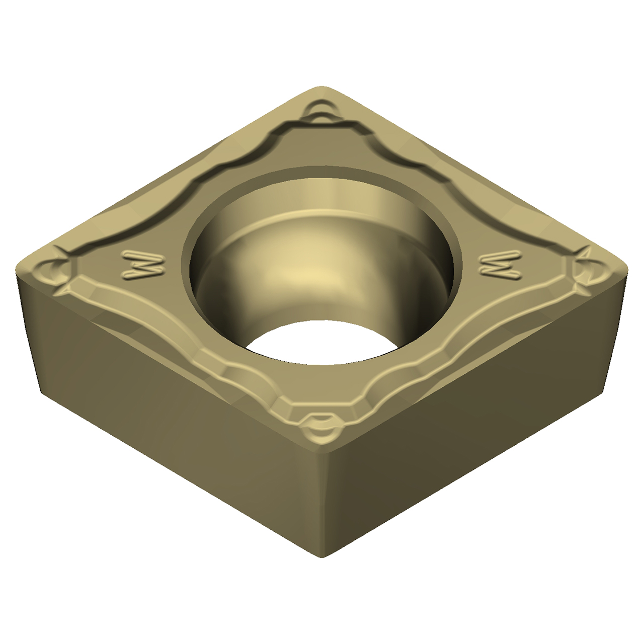 Sumitomo 19W1BWA | CPMT321ELUW-AC8020P 0.3750" Circle Diameter x 4.40mm Hole Diameter x 0.0157" Radius Absotech Coated Carbide Turning Insert