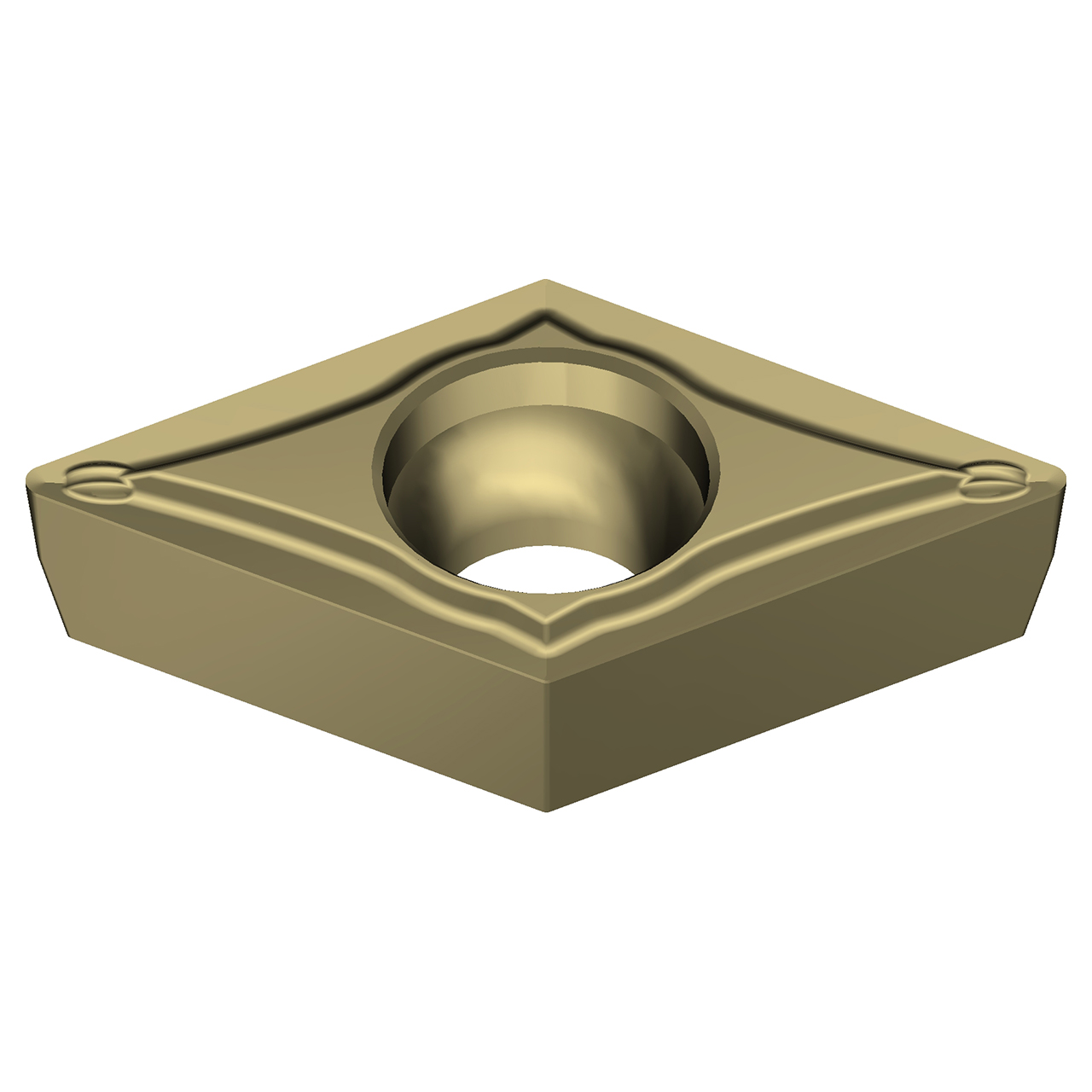 Sumitomo 19W1121 | DCMT32.50.5ESU-AC8020P 0.3750" Circle Diameter x 4.40mm Hole Diameter x 0.0079" Radius Absotech Coated Carbide Turning Insert