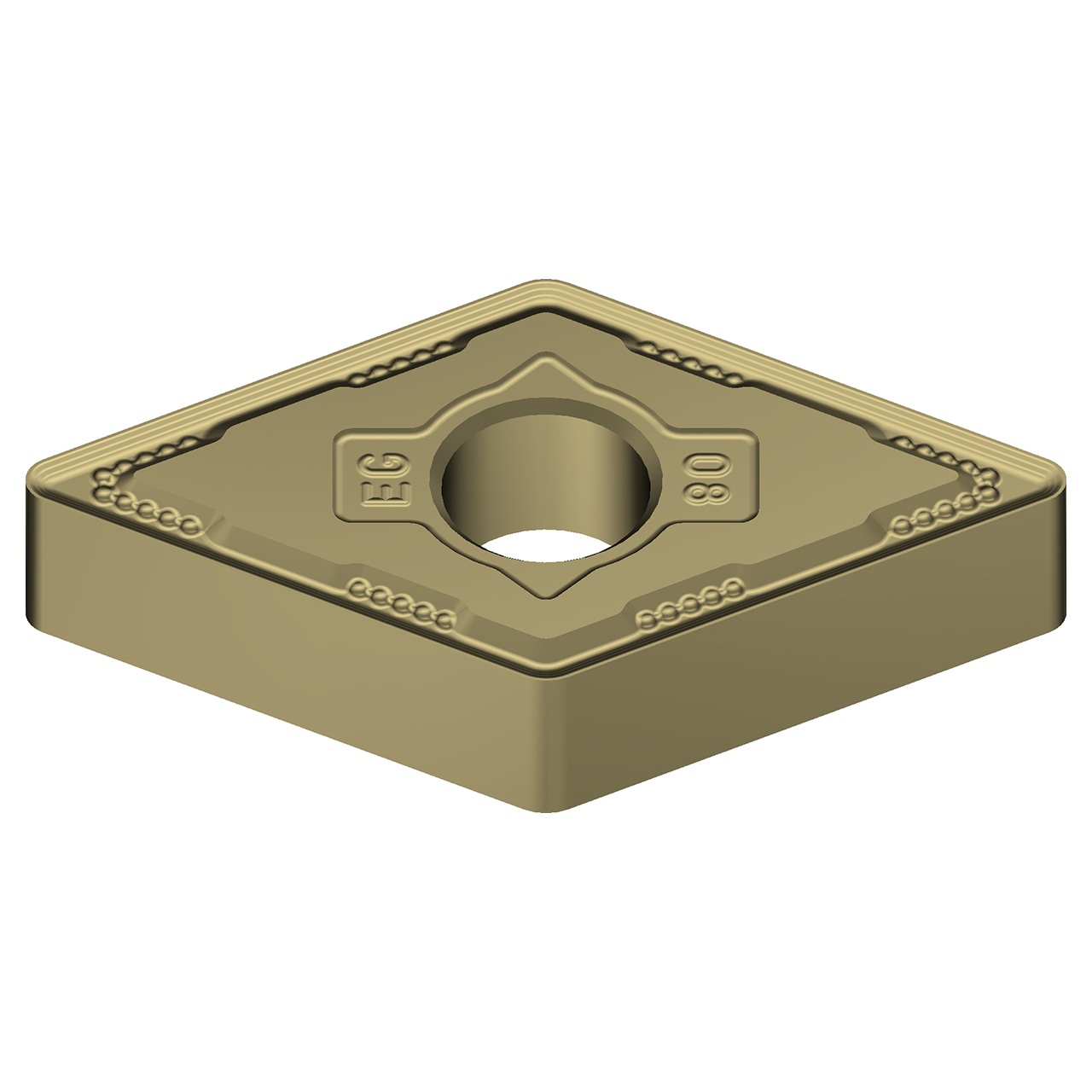 Sumitomo 19W1CQD | DNMG332EEG-AC8020P 0.3750" Circle Diameter x 3.81mm Hole Diameter x 0.0315" Radius Absotech Coated Carbide Turning Insert