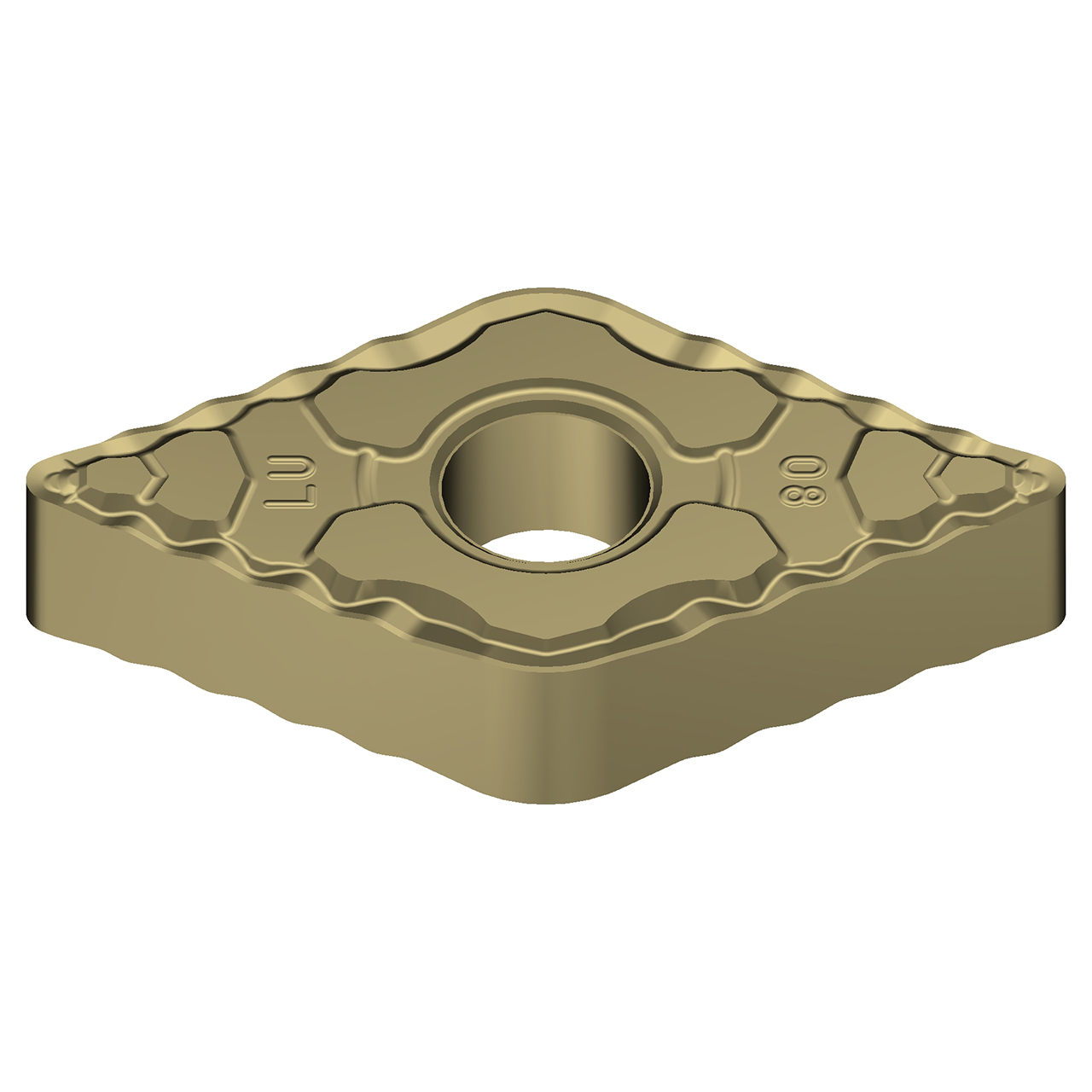 Sumitomo 19W1BWN | DNMG430.5ELU-AC8020P 0.5000" Circle Diameter x 5.16mm Hole Diameter x 0.0079" Radius Absotech Coated Carbide Turning Insert