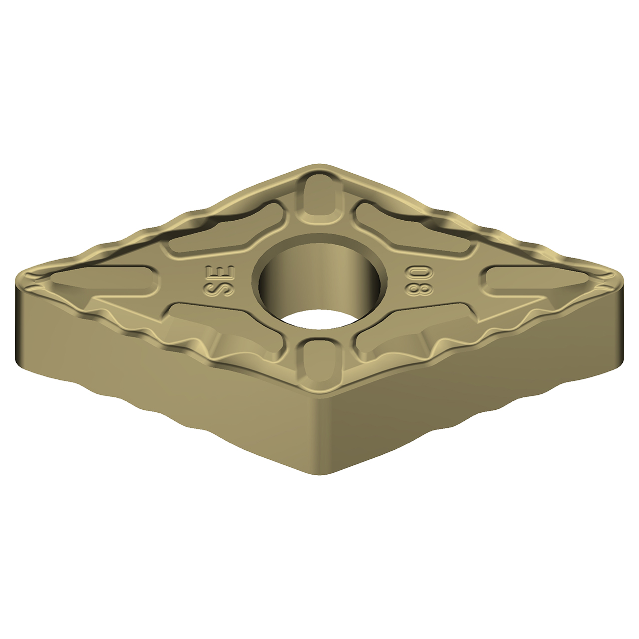 Sumitomo 19W1AWF | DNMG432ESE-AC8020P 0.5000" Circle Diameter x 5.16mm Hole Diameter x 0.0315" Radius Absotech Coated Carbide Turning Insert