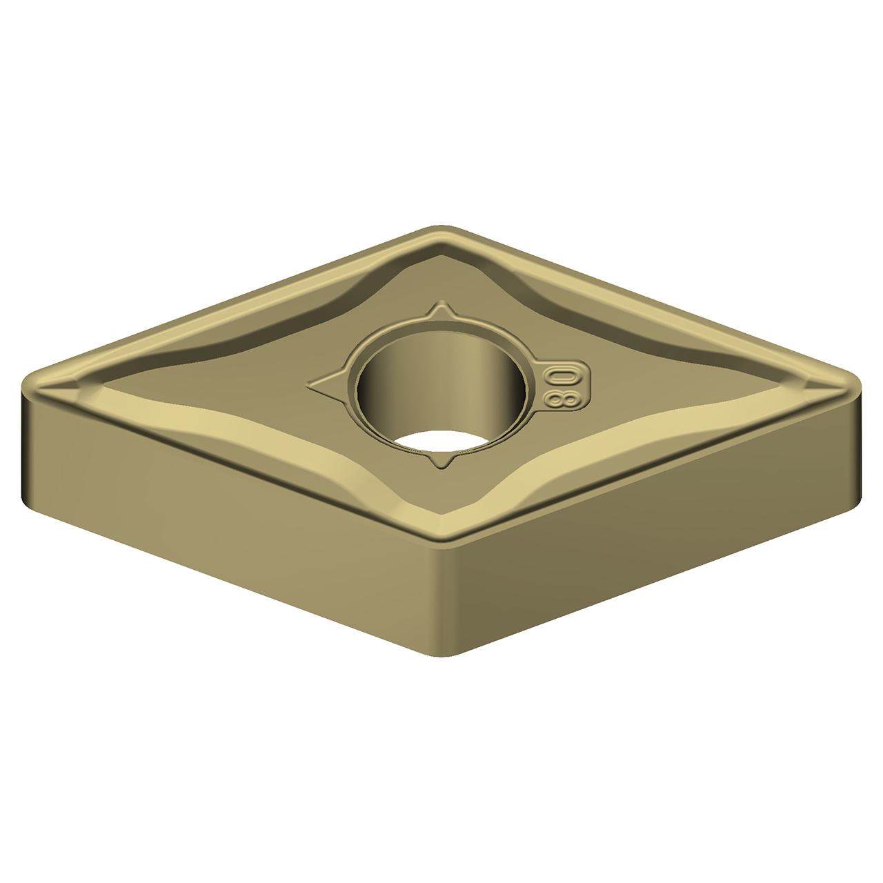 Sumitomo 19W1CNN | DNMG443EEM-AC8020P 0.5000" Circle Diameter x 5.16mm Hole Diameter x 0.0472" Radius Absotech Coated Carbide Turning Insert