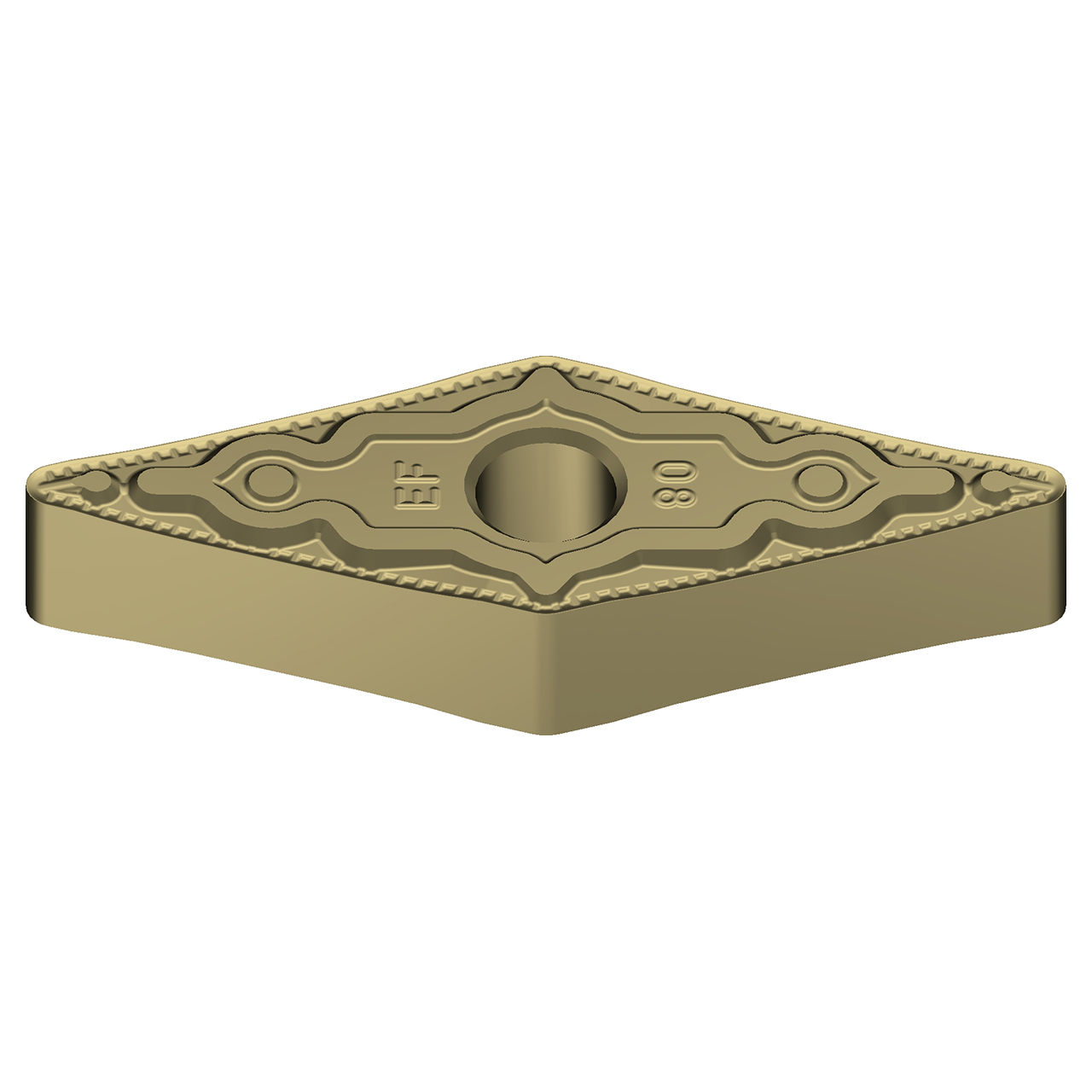 Sumitomo 19W1CGW | VNMG331EEF-AC8020P 0.3750" Circle Diameter x 3.81mm Hole Diameter x 0.0157" Radius Absotech Coated Carbide Turning Insert